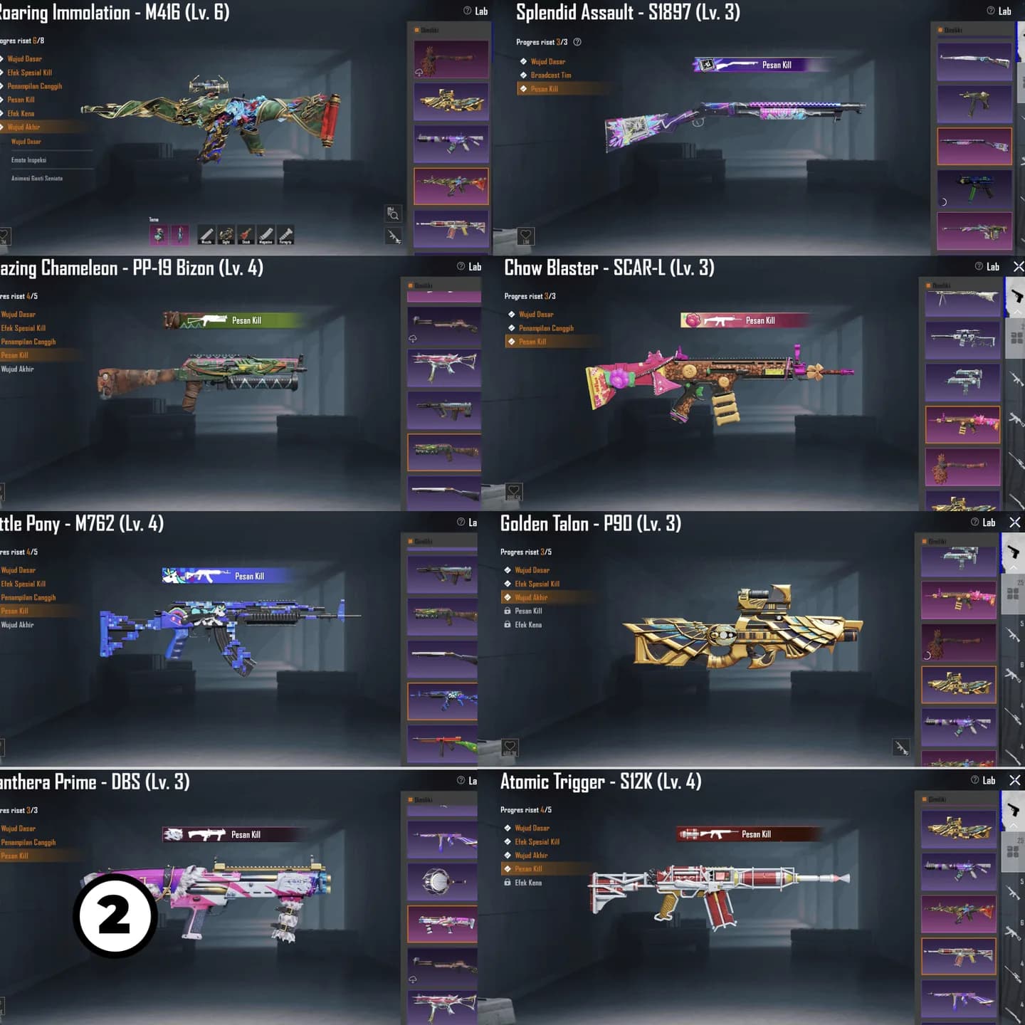 1 Gilt,full Set ( Nanas, Pilot,crew ),m4 Roaring Lv.6,good Emot Konten  - 2