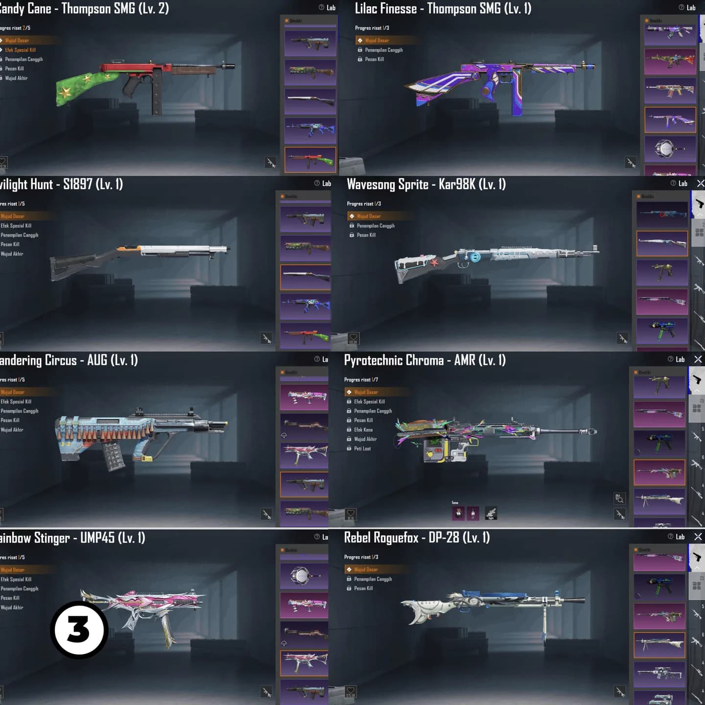 1 Gilt,full Set ( Nanas, Pilot,crew ),m4 Roaring Lv.6,good Emot Konten  - 3