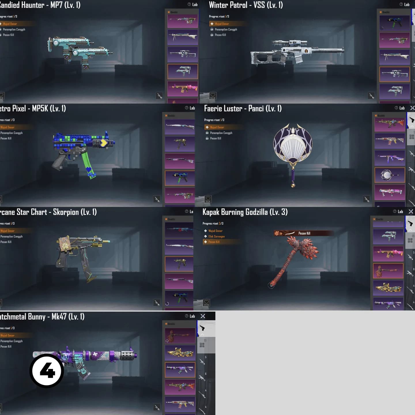 1 Gilt,full Set ( Nanas, Pilot,crew ),m4 Roaring Lv.6,good Emot Konten  - 4