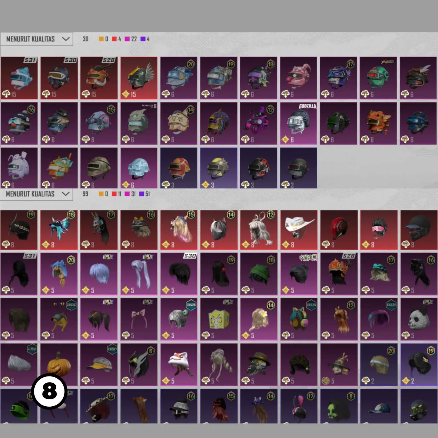 1 Gilt,full Set ( Nanas, Pilot,crew ),m4 Roaring Lv.6,good Emot Konten  - 8