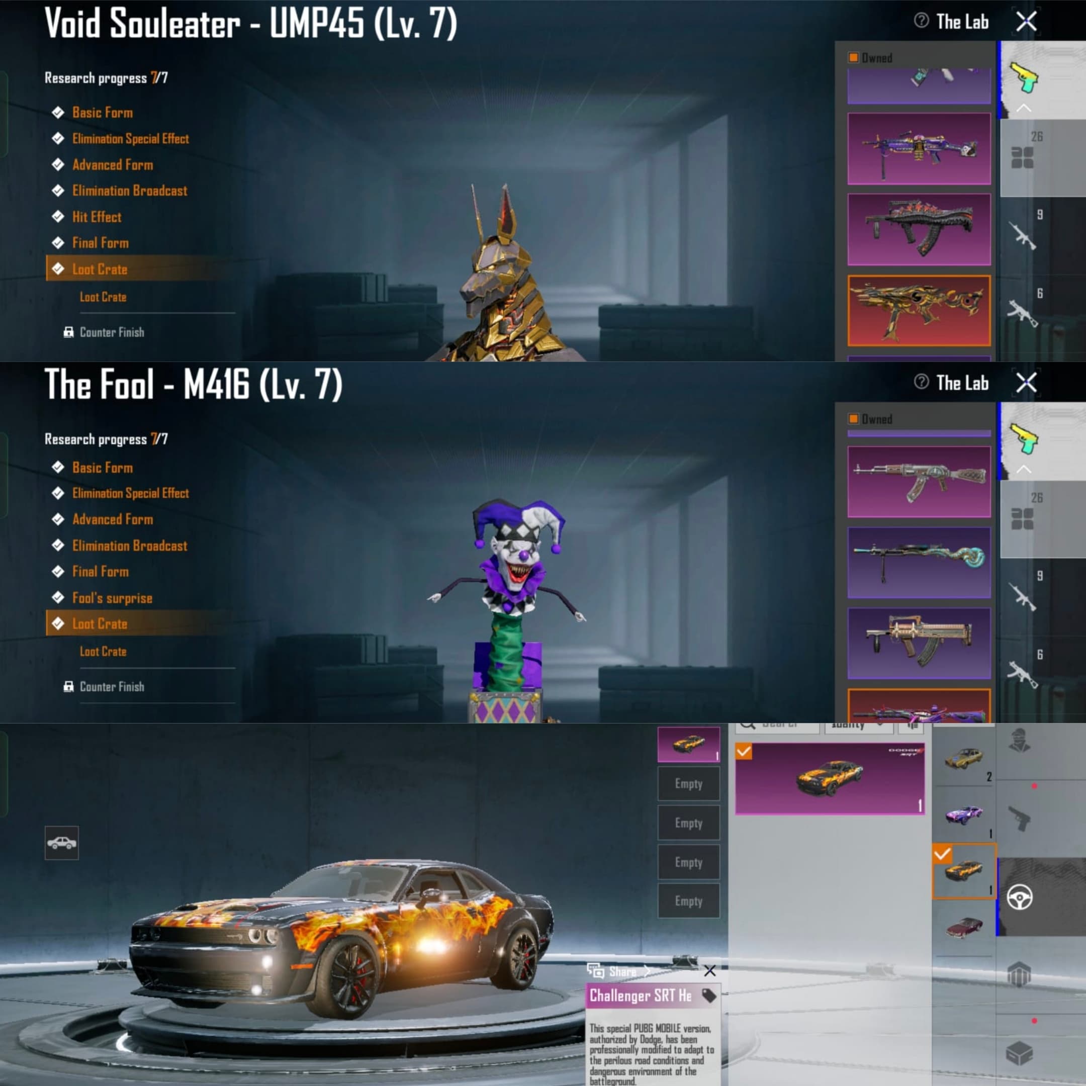 Akun Old S2 & 27 Weapon Lab + 3 Xsuit + 1 Honor + Sportcar