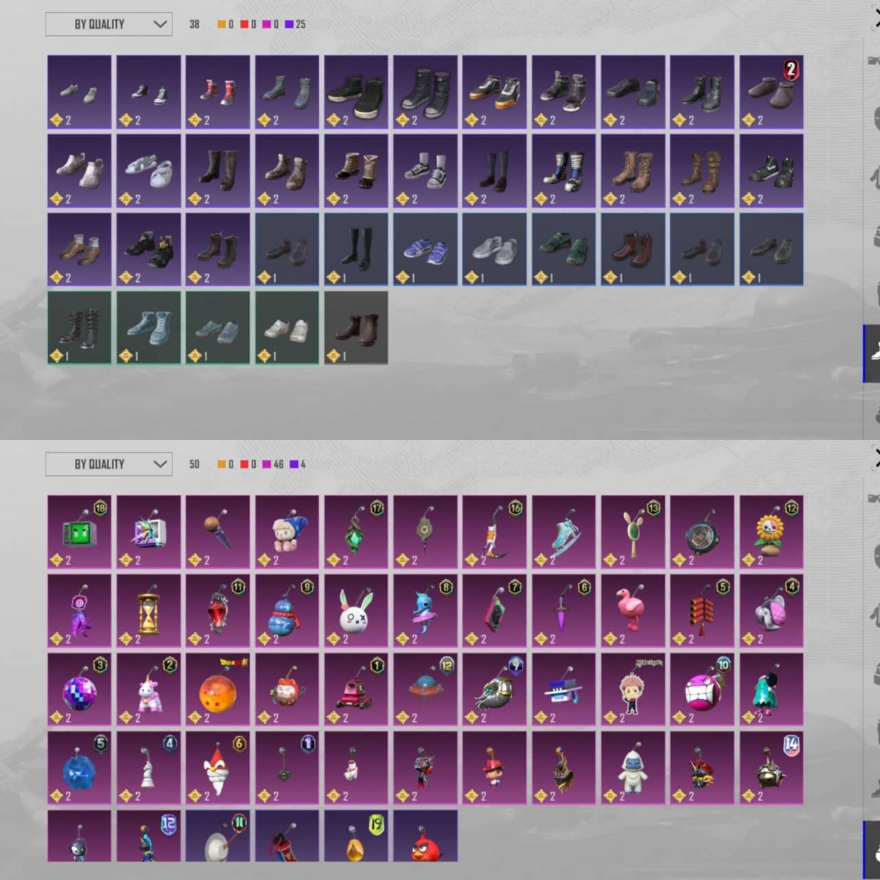 Akun Old S2 & 27 Weapon Lab + 3 Xsuit + 1 Honor + Sportcar - 8