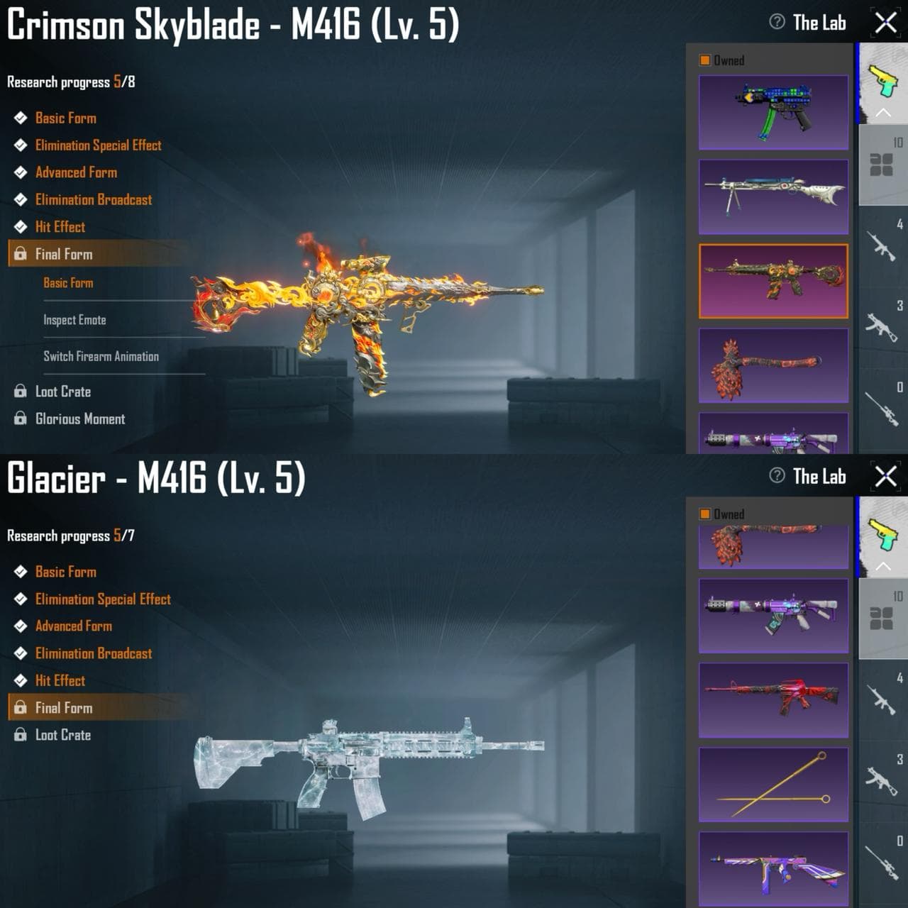 M4 Crimson Lvl 5 + M4 Gc Lvl 5 + Set Old