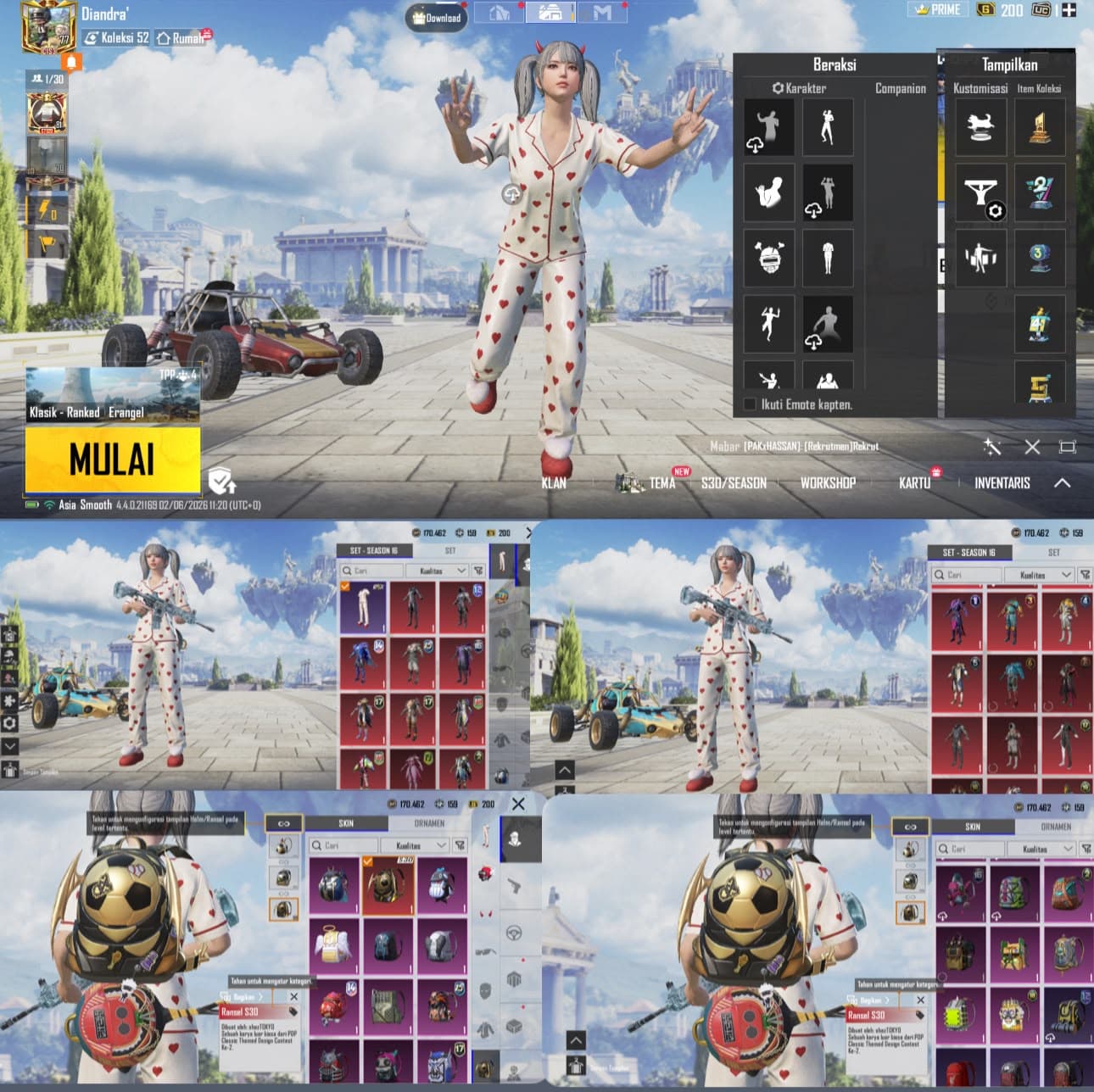 Gc Level 5 & Open Kepang + Tanduk Ryzen - 2