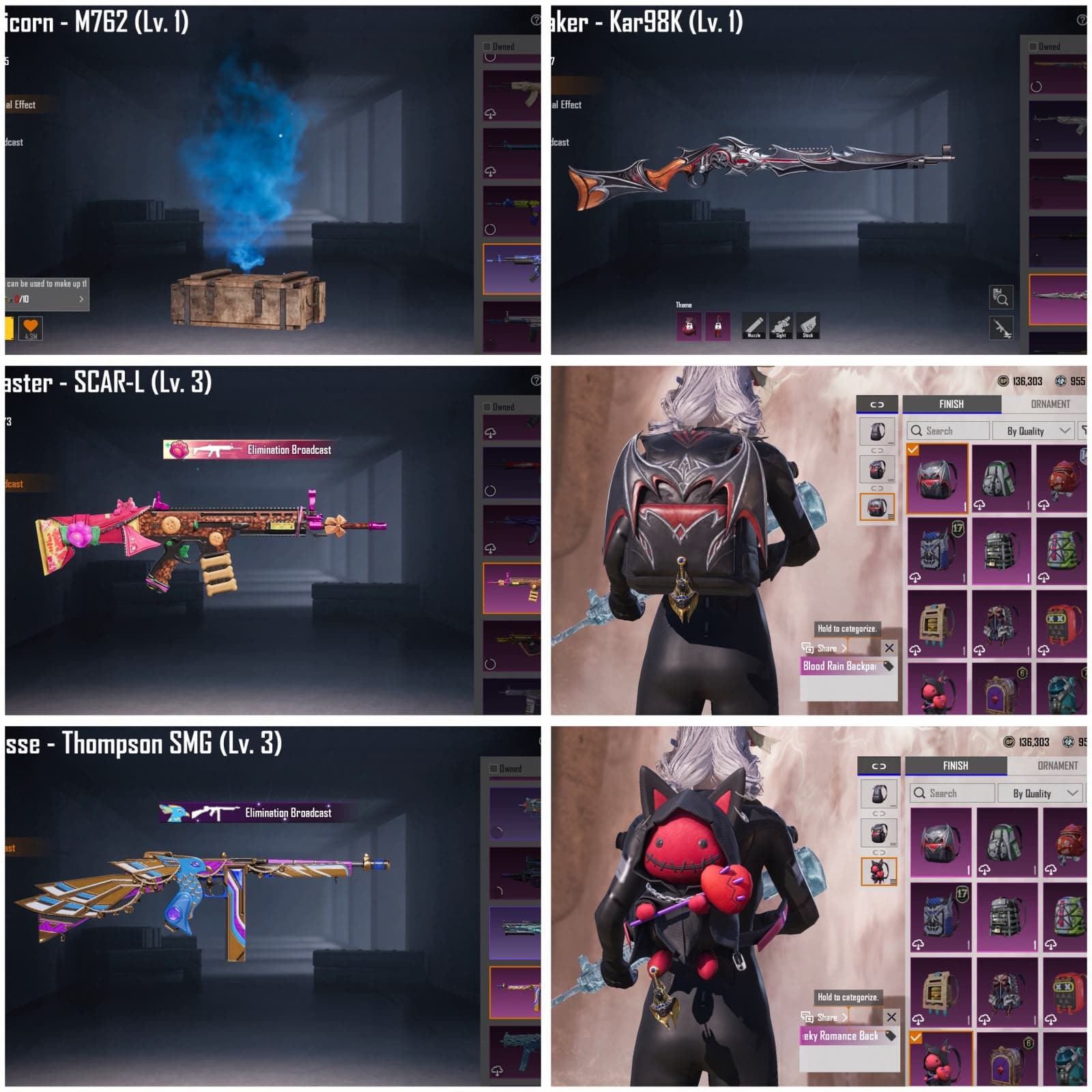 M4 Gc Lv 7 Max, Conqu New, Scar-l Kill Mess - 3