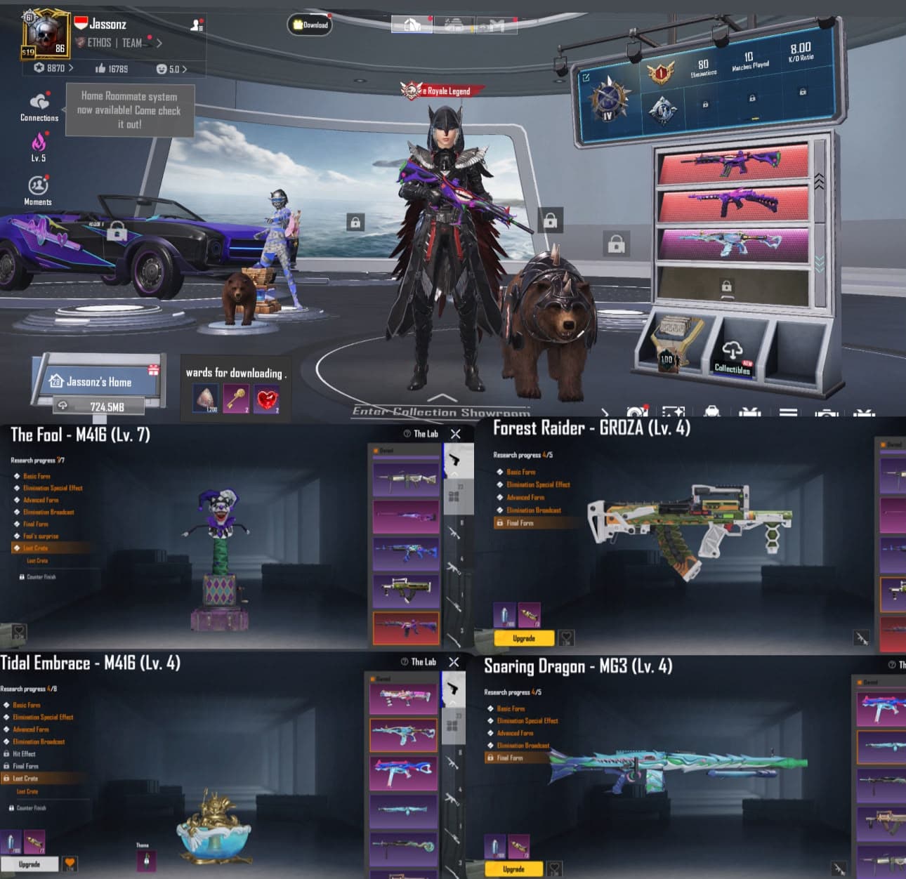 Mumi Biru, Double M4 The Fool Max, M4 Tidal, 25 Lab - 1