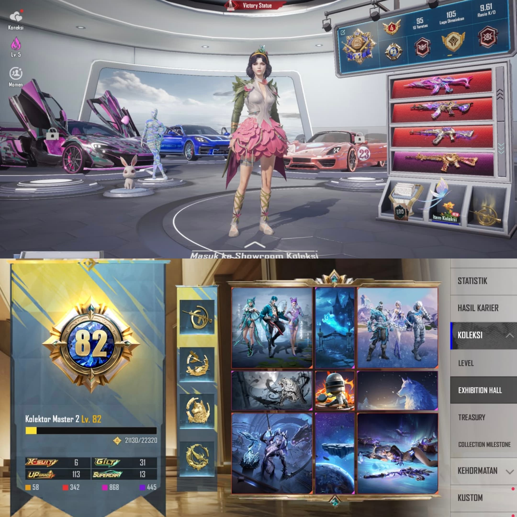 Akun Sultan Pensiun, 6 X-suit, 13 Sportcar, 113 Weapon Lab, Inferno, Set Ryzen