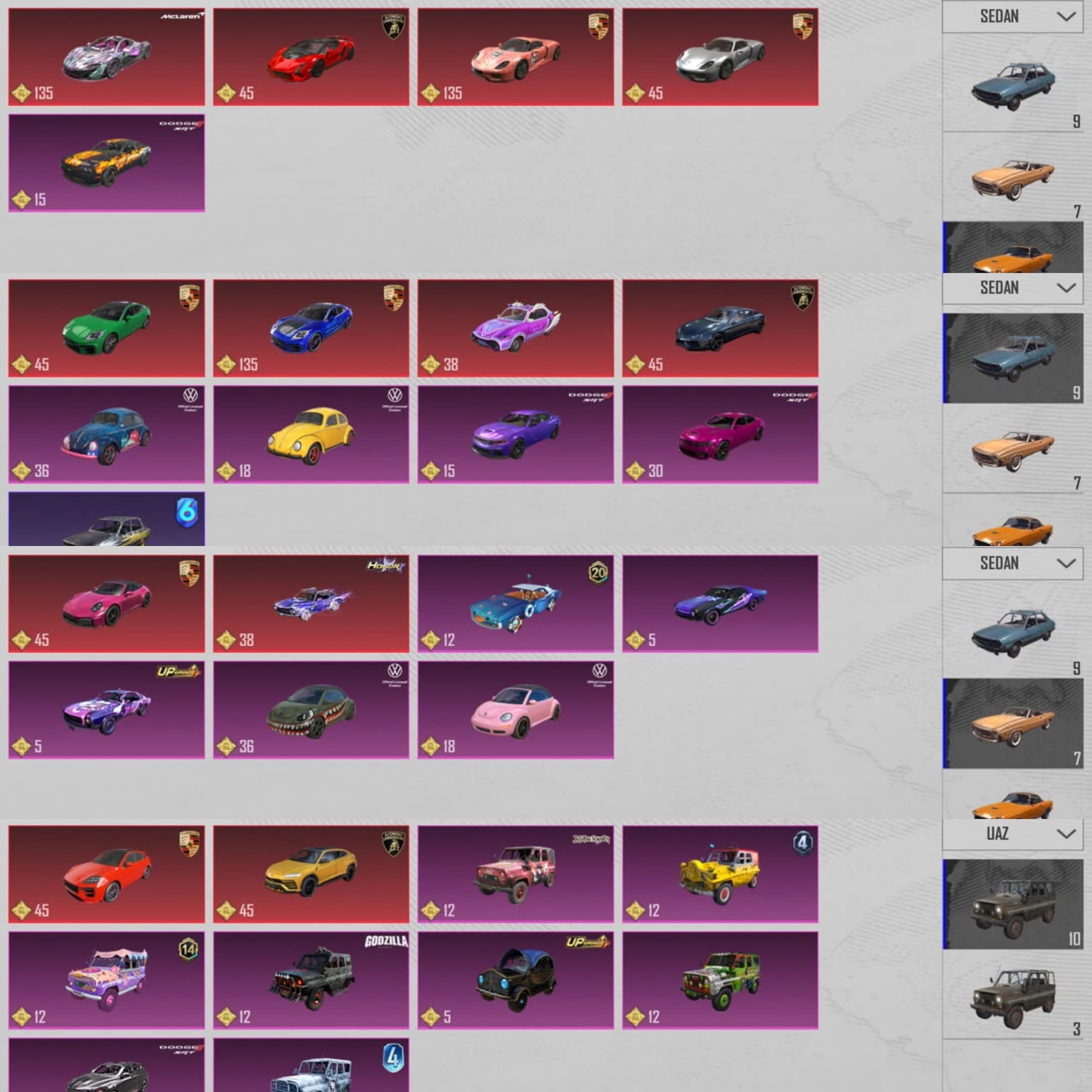 Akun Sultan Pensiun, 6 X-suit, 13 Sportcar, 113 Weapon Lab, Inferno, Set Ryzen - 5
