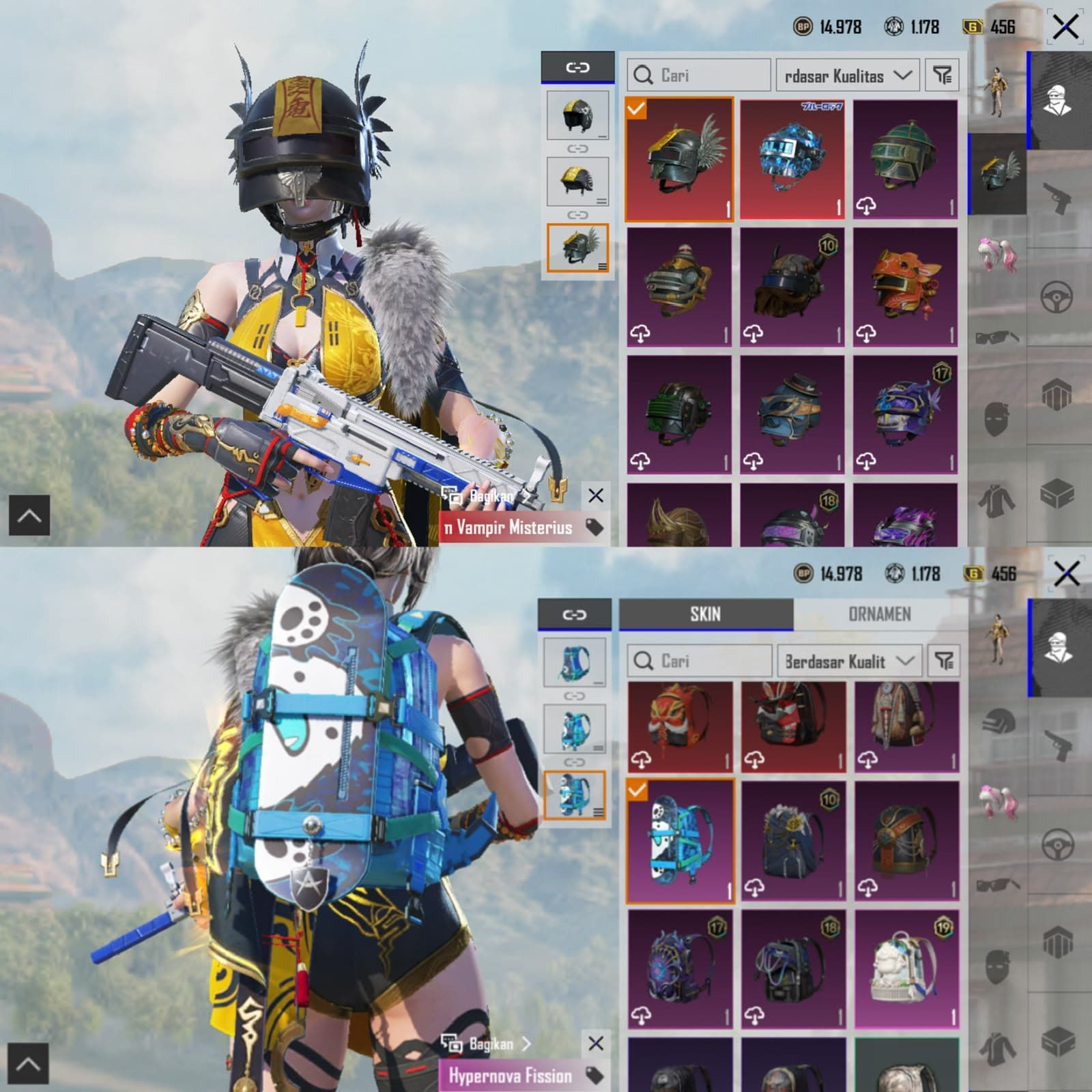 M4 Crimson Kill Mess & Set Gilt & Helm Vampir - 3
