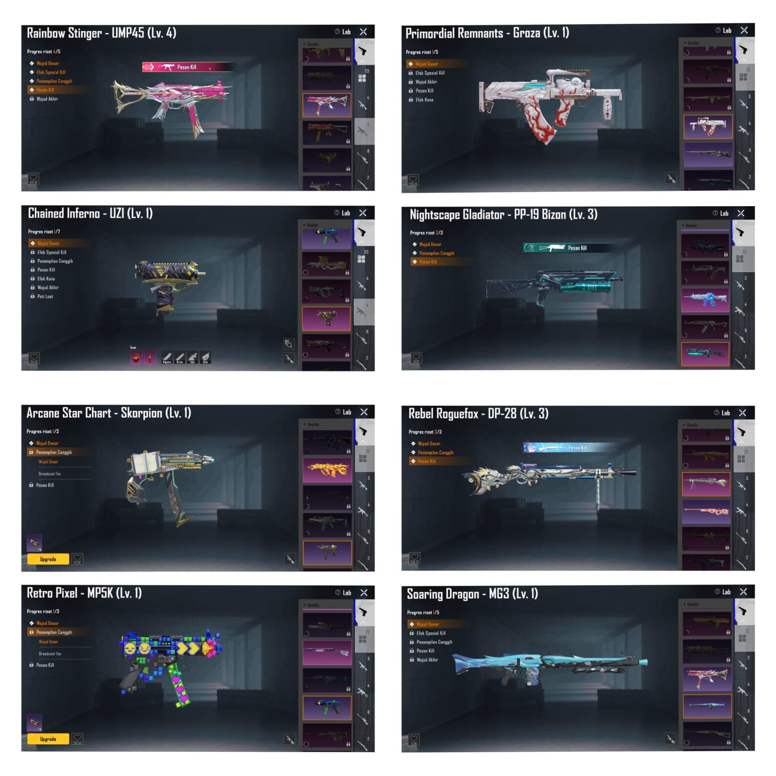 M4 Sealed Nether Lvl. 4 + Gilt & Aug Naruto Lvl. 5 - 3