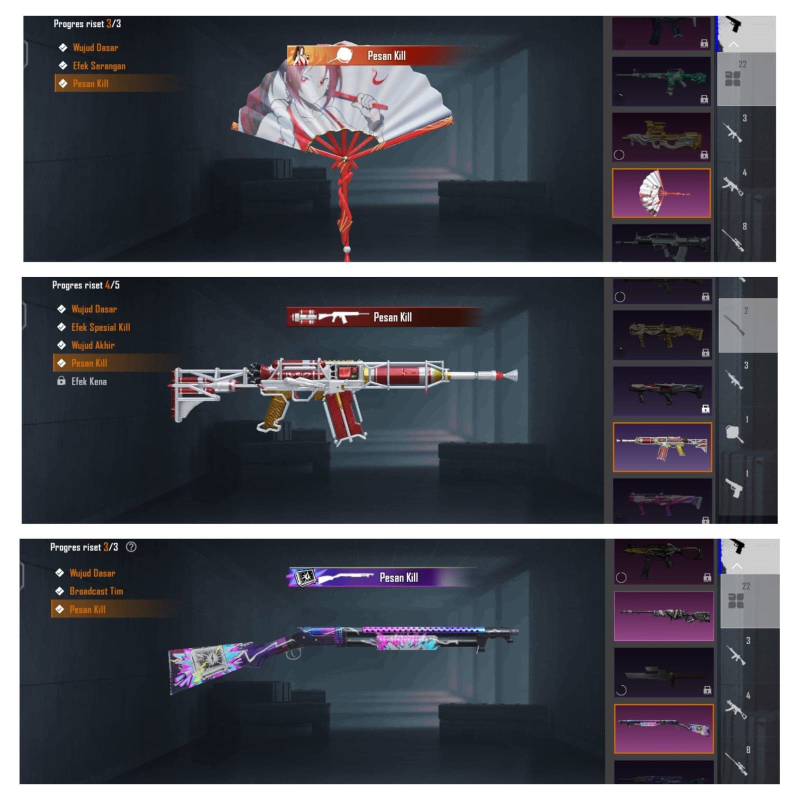 M4 Sealed Nether Lvl. 4 + Gilt & Aug Naruto Lvl. 5 - 5