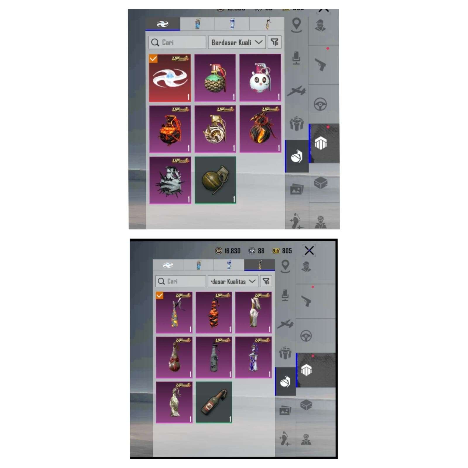 M4 Sealed Nether Lvl. 4 + Gilt & Aug Naruto Lvl. 5 - 6