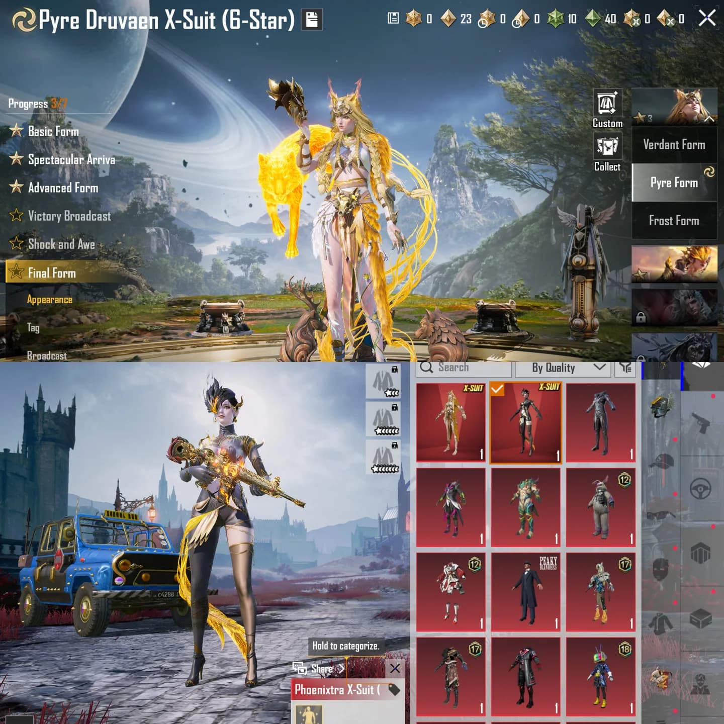 2 Xsuit Bintang 3 + 2 M4 Lvl 5/4 + Rp Prime On - 2
