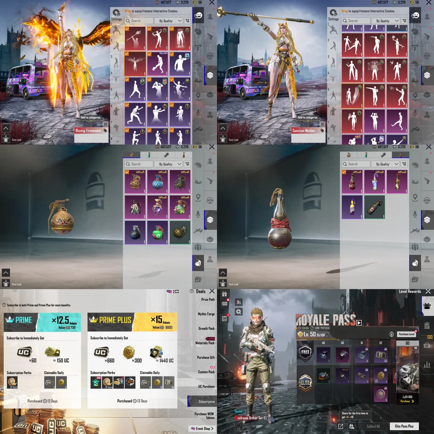 2 Xsuit Bintang 3 + 2 M4 Lvl 5/4 + Rp Prime On - 7