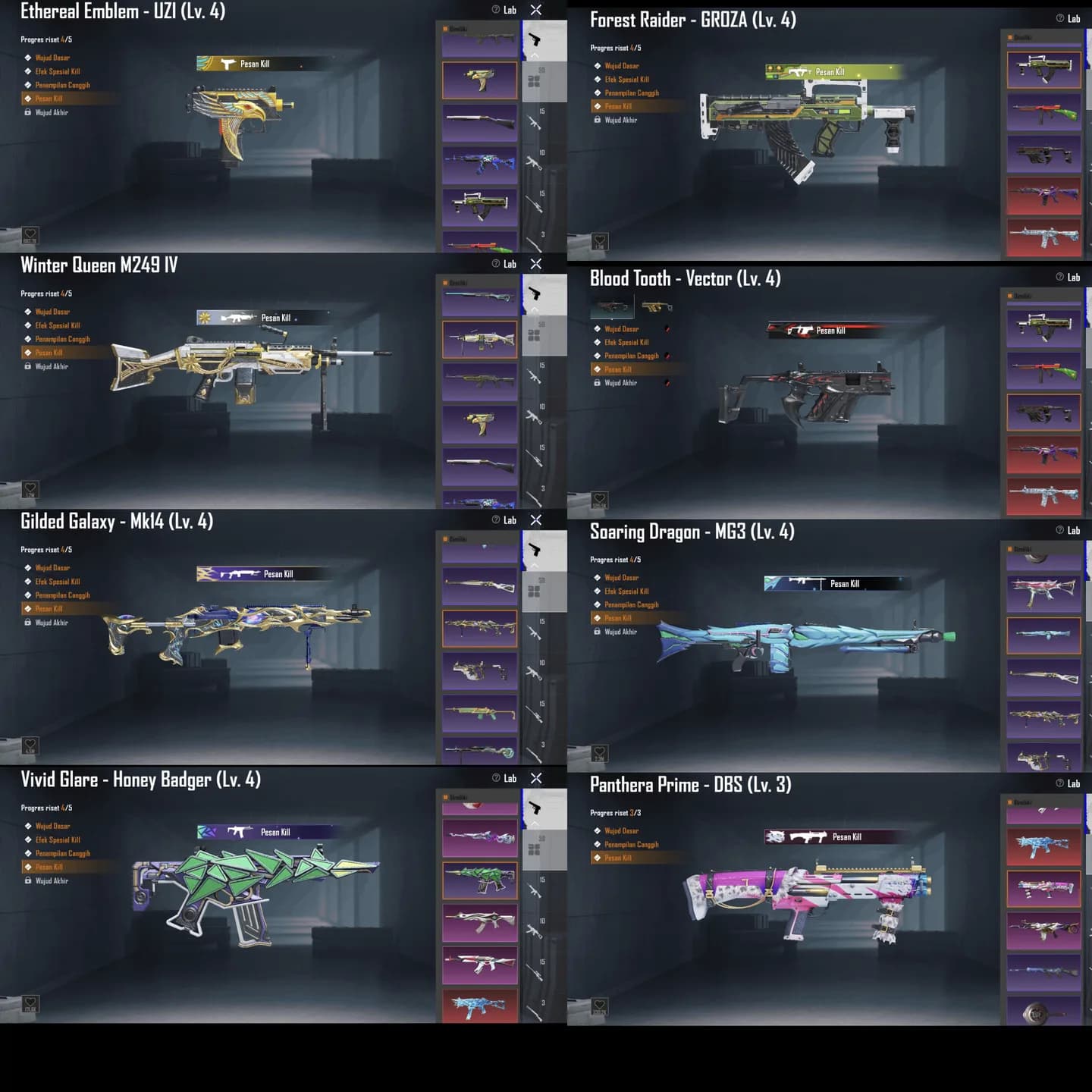 3 M4 Max,4 Xsuit,4 Supercar,aug Abysal Lv.6 - 4