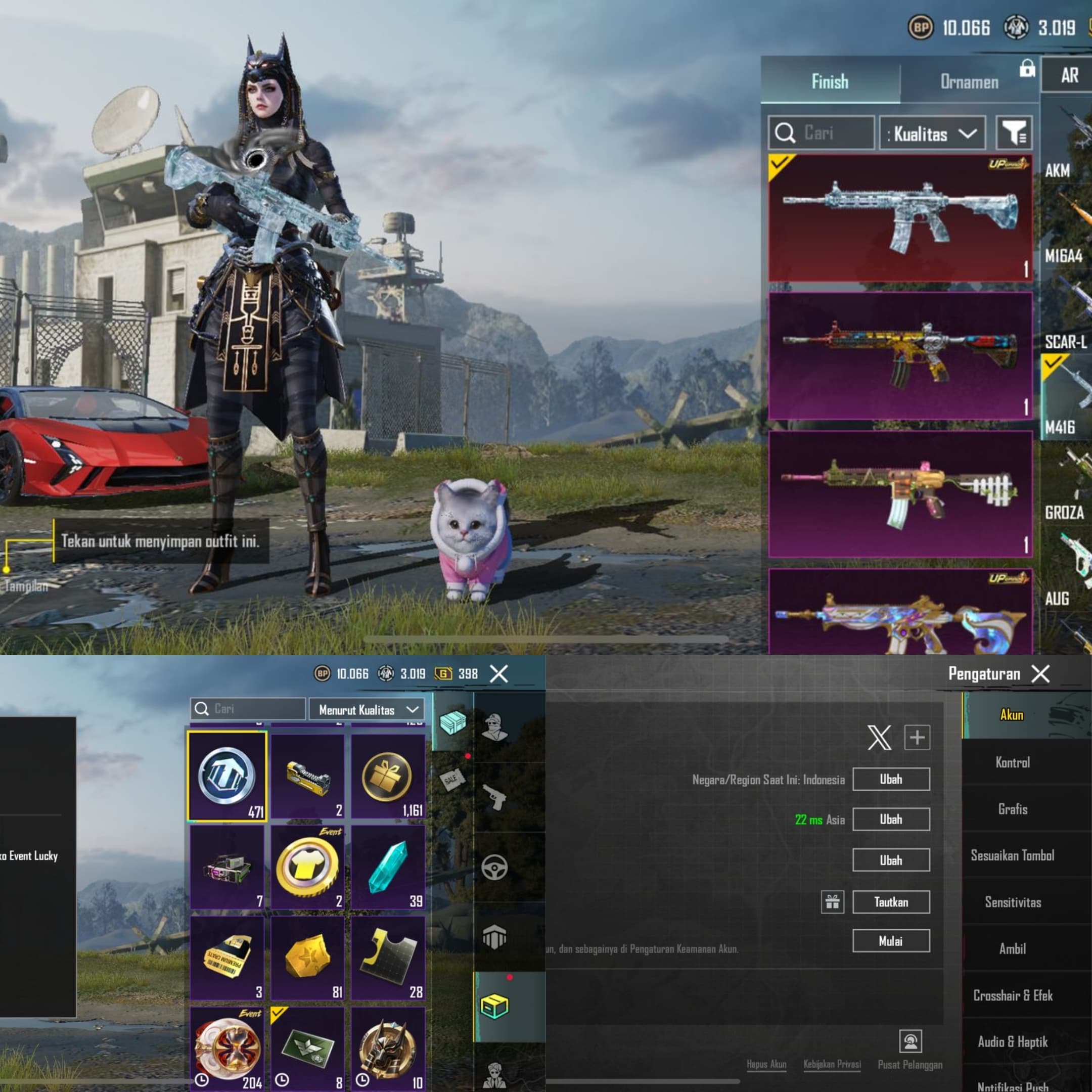 3 Set Mumi (Kuning, Es, & Api) & M4 Glacier & Sealed Nether Max, 2 Lamborghini - 4