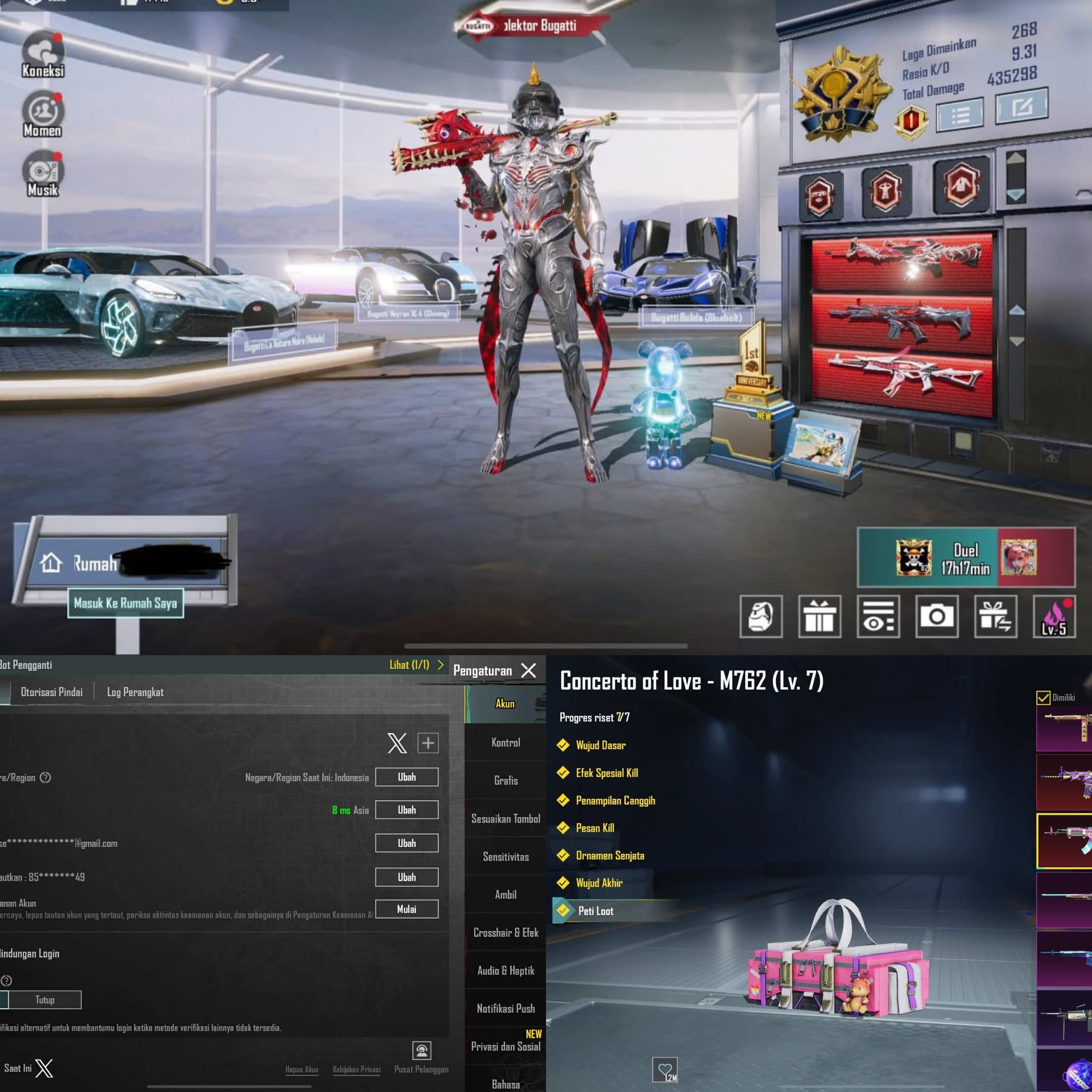 4 Xsuit & 12 Gilt + 47 Weapon Lab + Helm Inferno - 4
