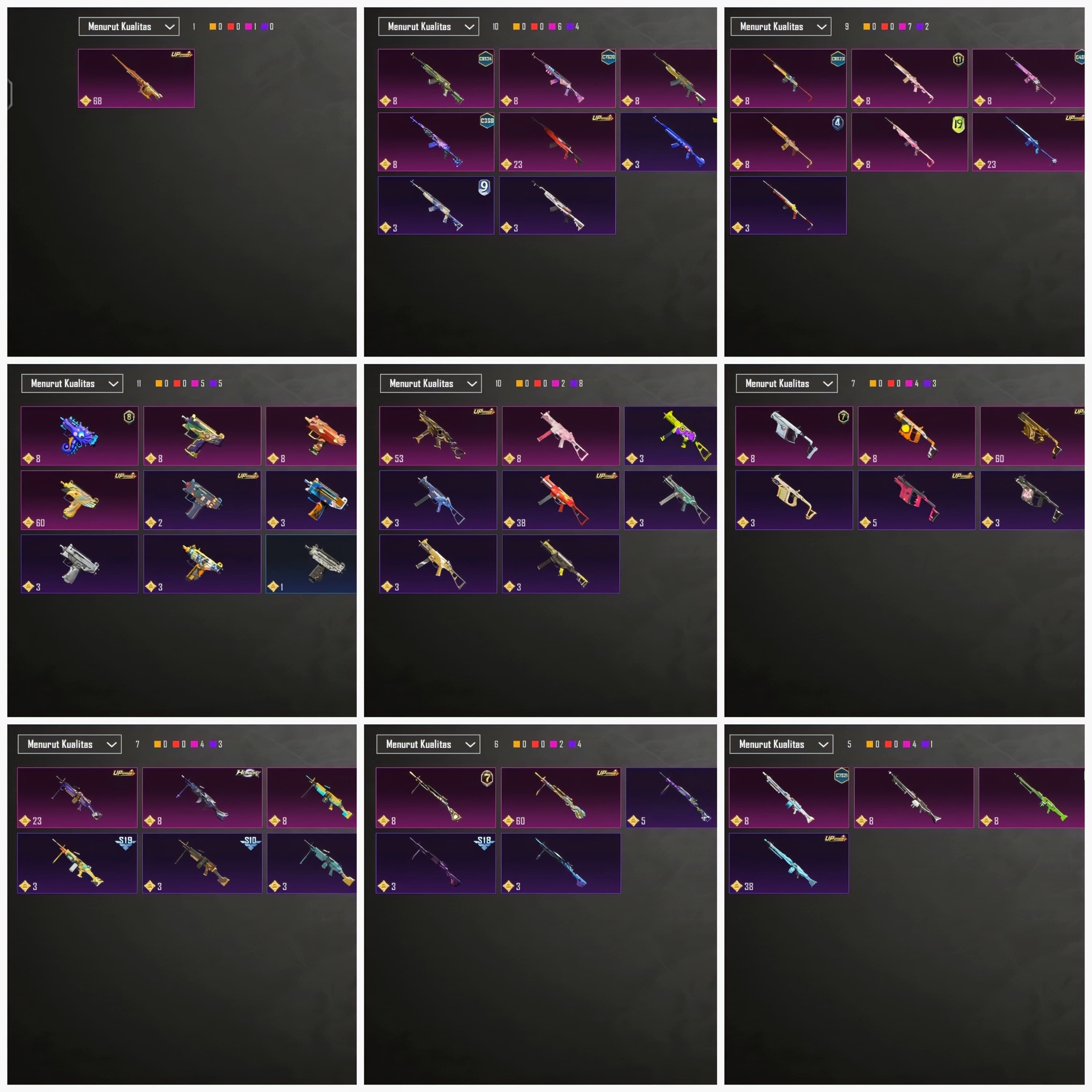 5 X-suit + 54 Weapon Lab + 3 Set Mumi + Sport Car - 4