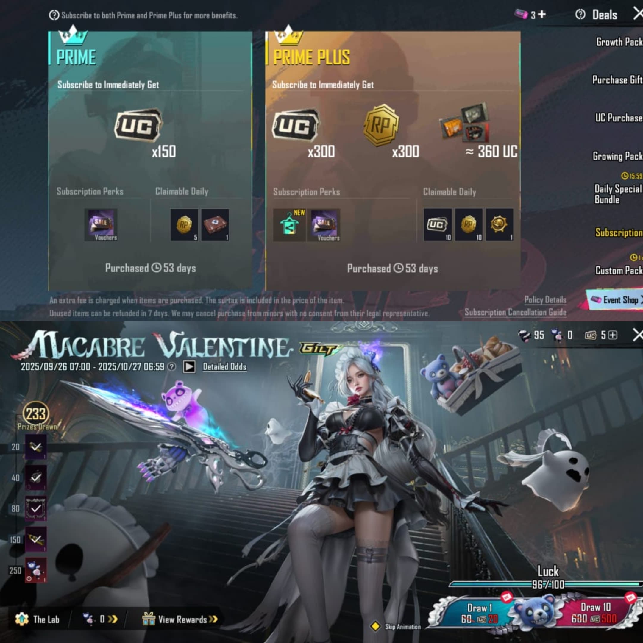 72 Weapon Lab + Helm Inferno + 31 Ultimate - 3