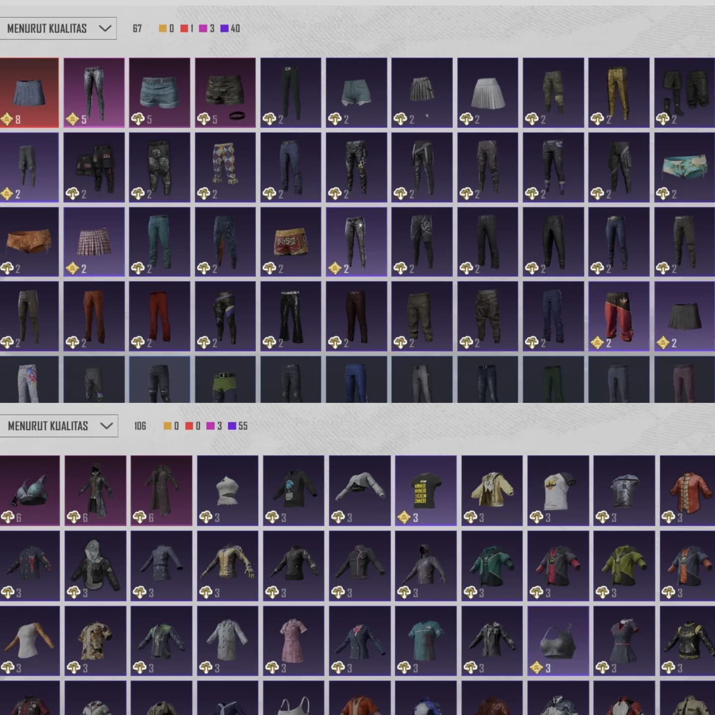 Acc Old S2, Helm Inferno, M4 Skyblade Max,aug Kyuuby, Border Comqueor - 4