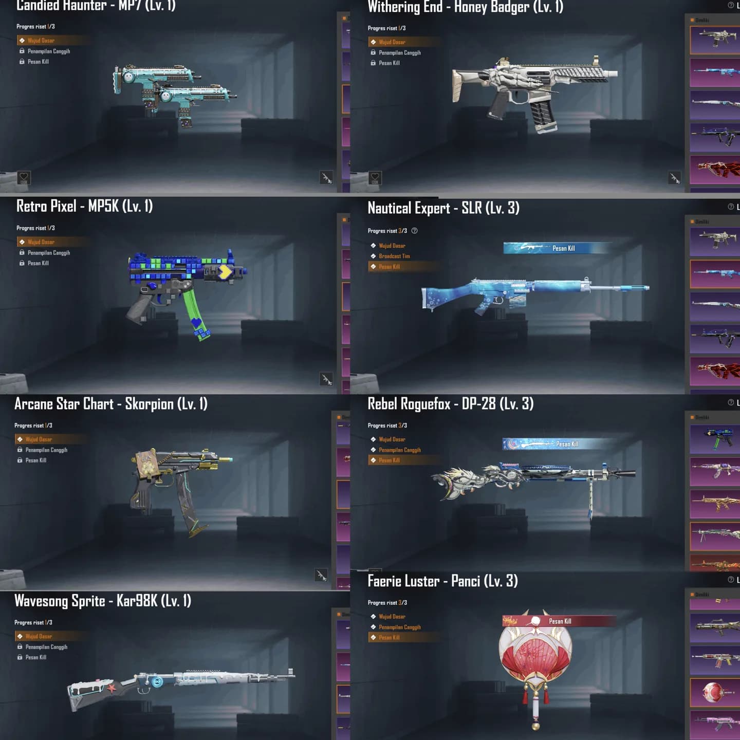Acc Old S2, Helm Inferno, M4 Skyblade Max,aug Kyuuby, Border Comqueor - 7