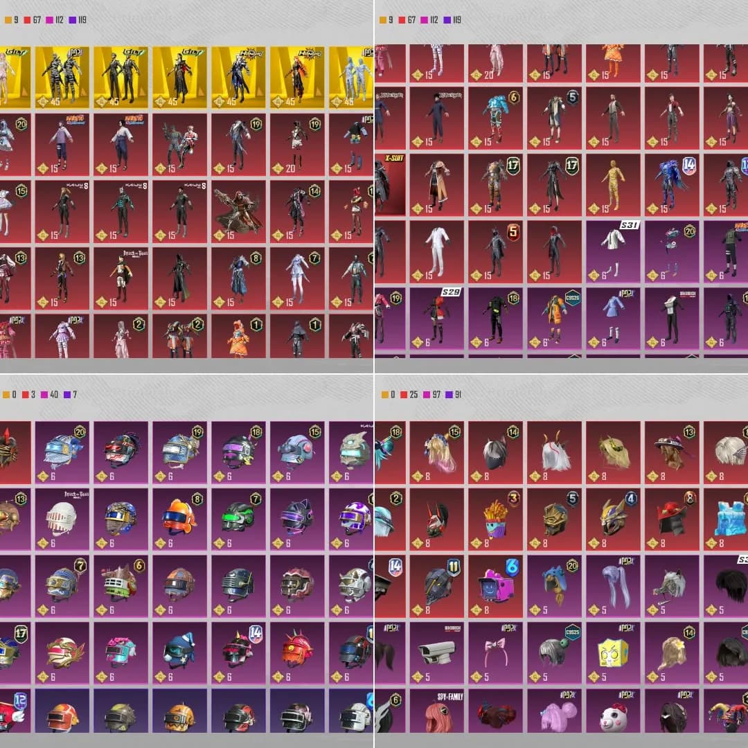 Akun Old S3 40 Lab + 3 Xsuit + 4 Spot Car + 3 Mummy + Conqueror S19 - 6