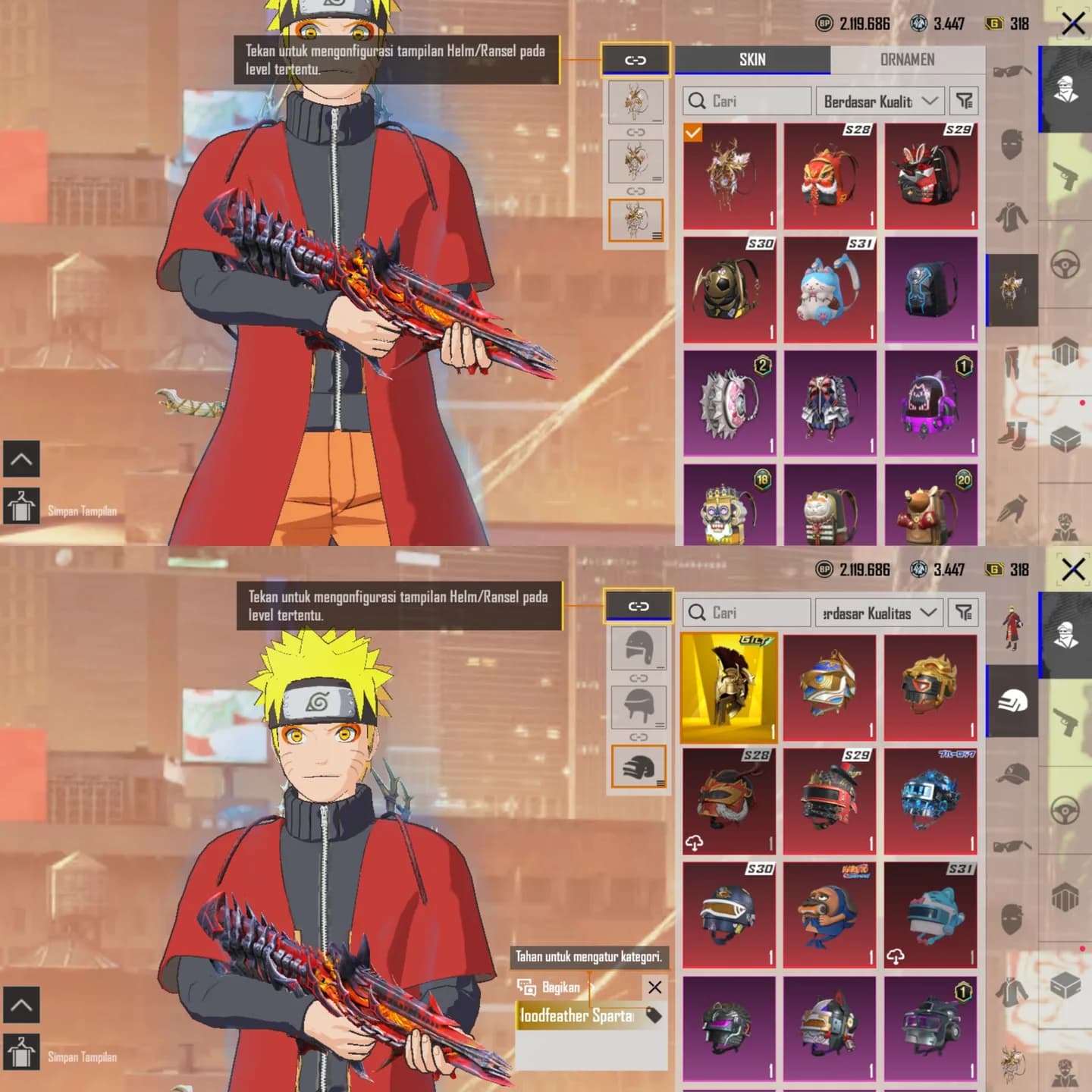 Aug Abyssal Howl Max + Glacier Lv 5, Glit Naruto, Jjk - 1