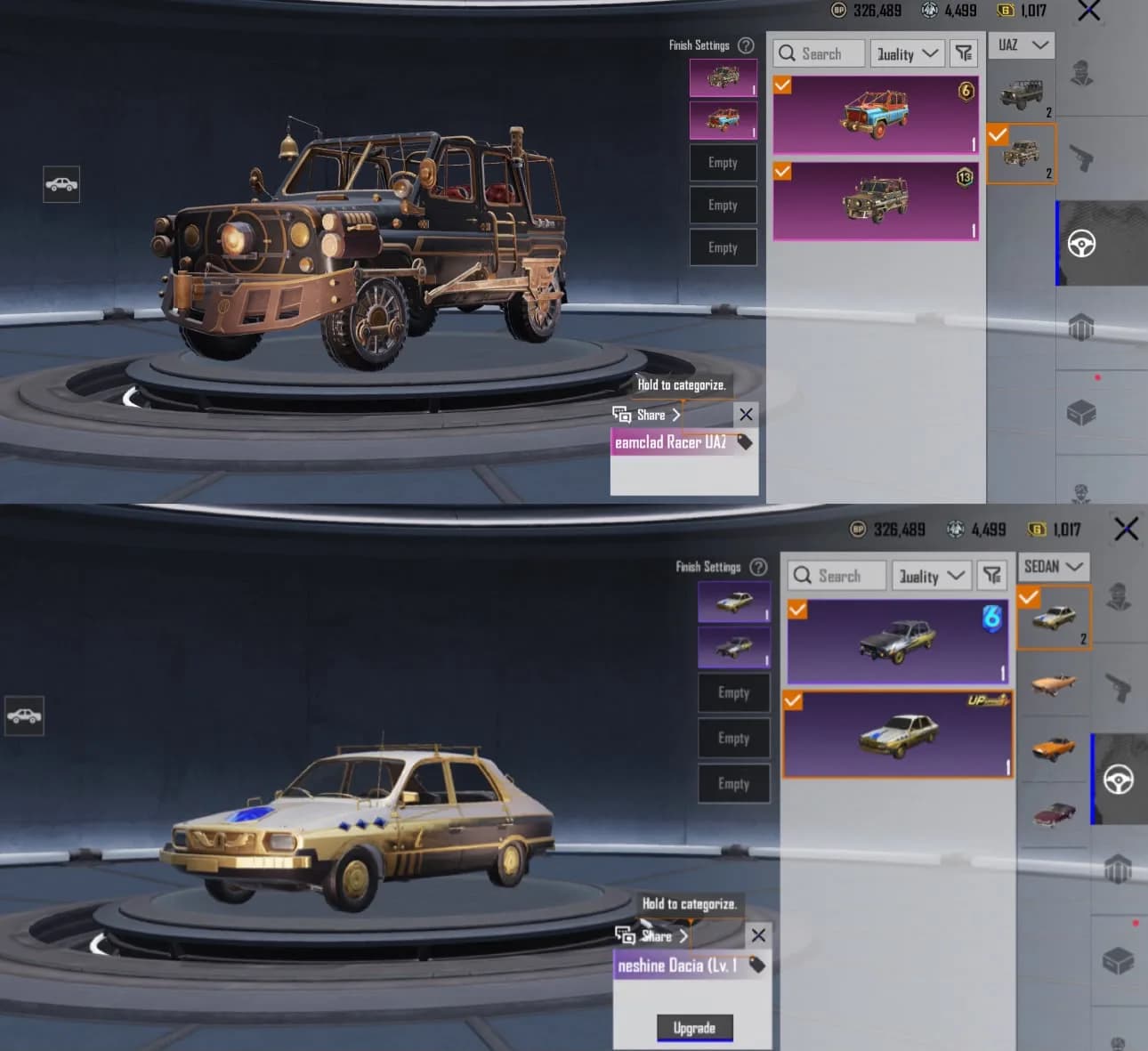 Gc Level 6 + Ump Level 4 Set Gilth - 1