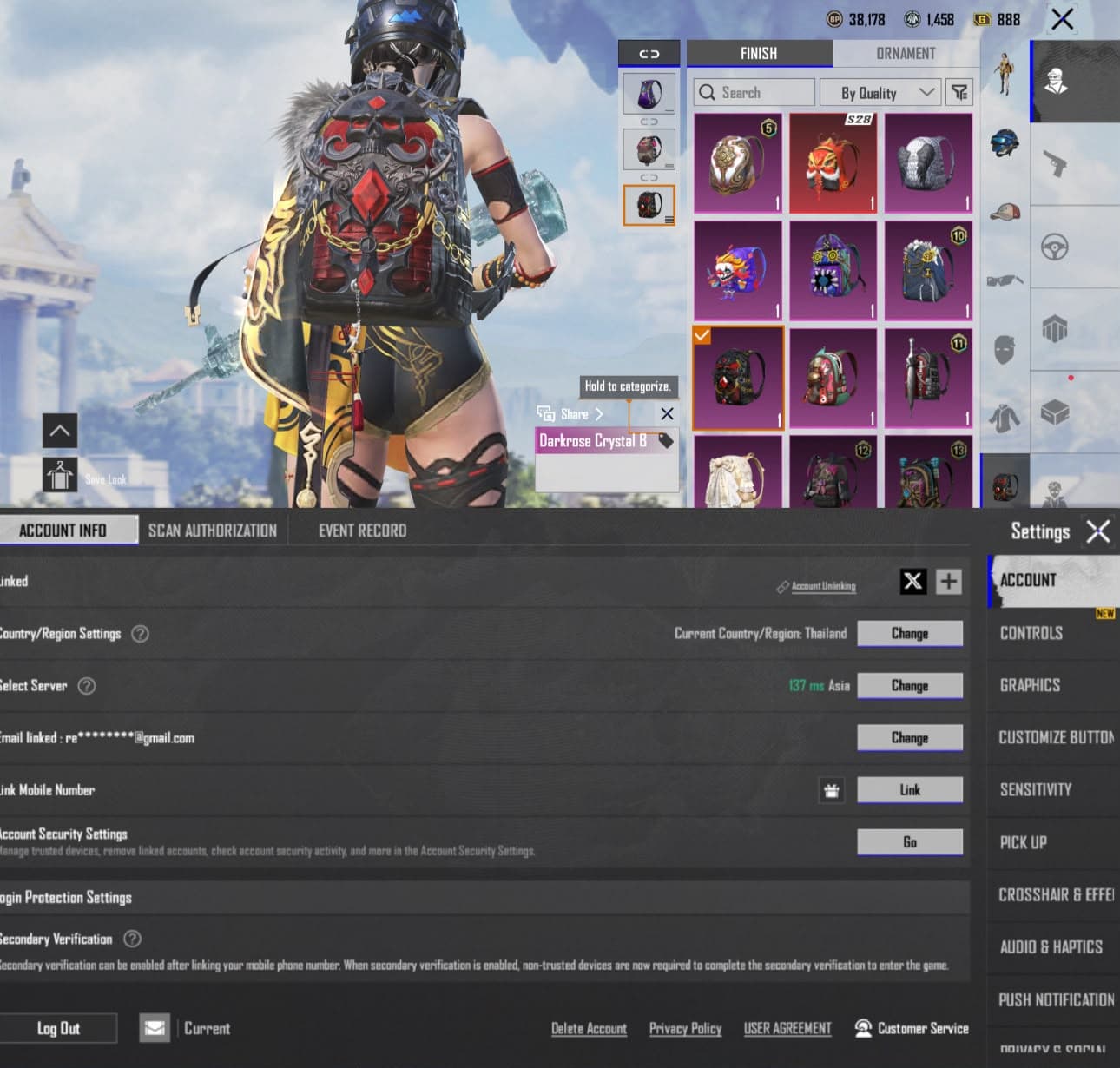 Gc Max + Set Gilth, 25 Lab + 7kill Messeg - 6