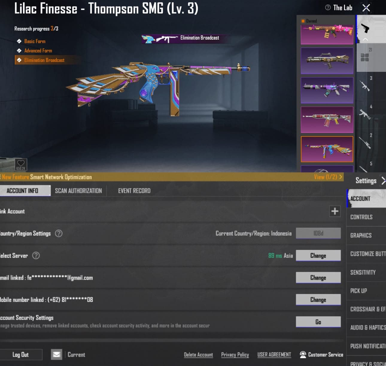 Glacier Max, Xsuit Posedion Level 2 + 9 Kill Messeg, 22 Weapon Lab - 8