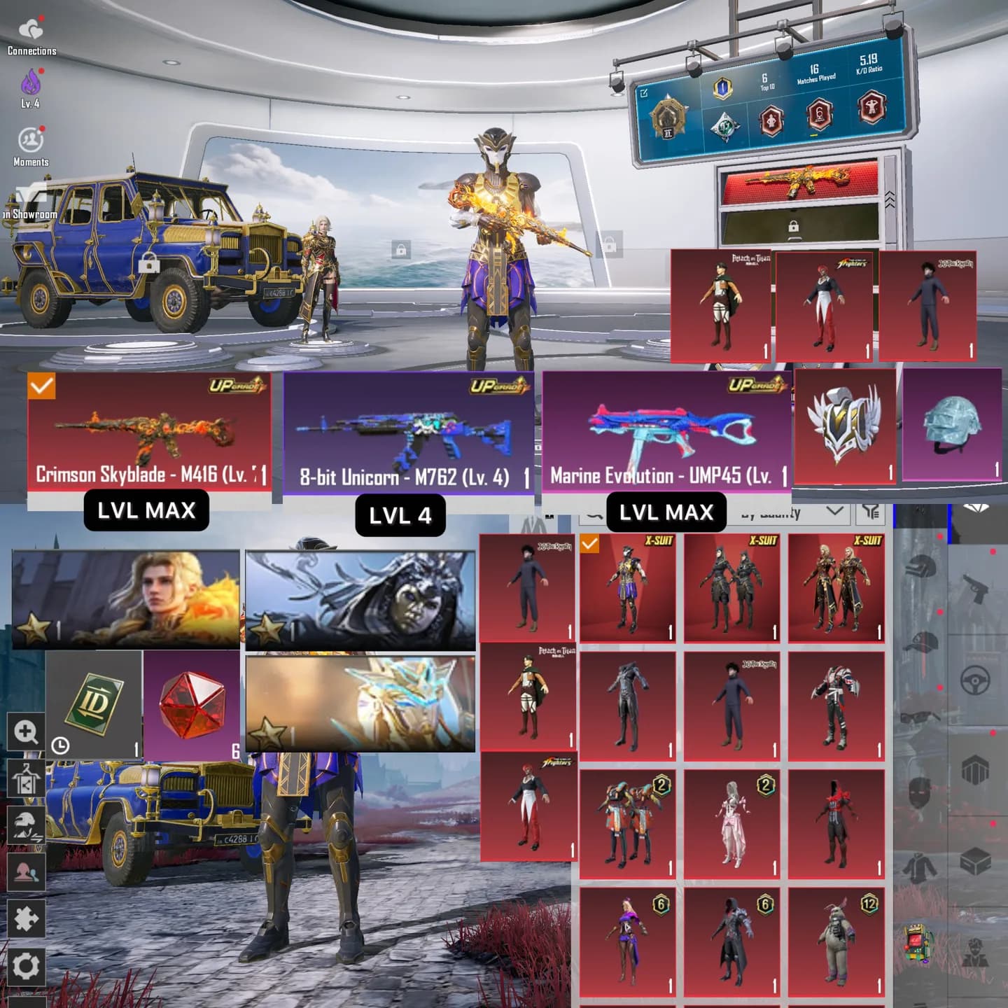 M4 Api Max + 3 Xsuit + Set Collab + Open Rp