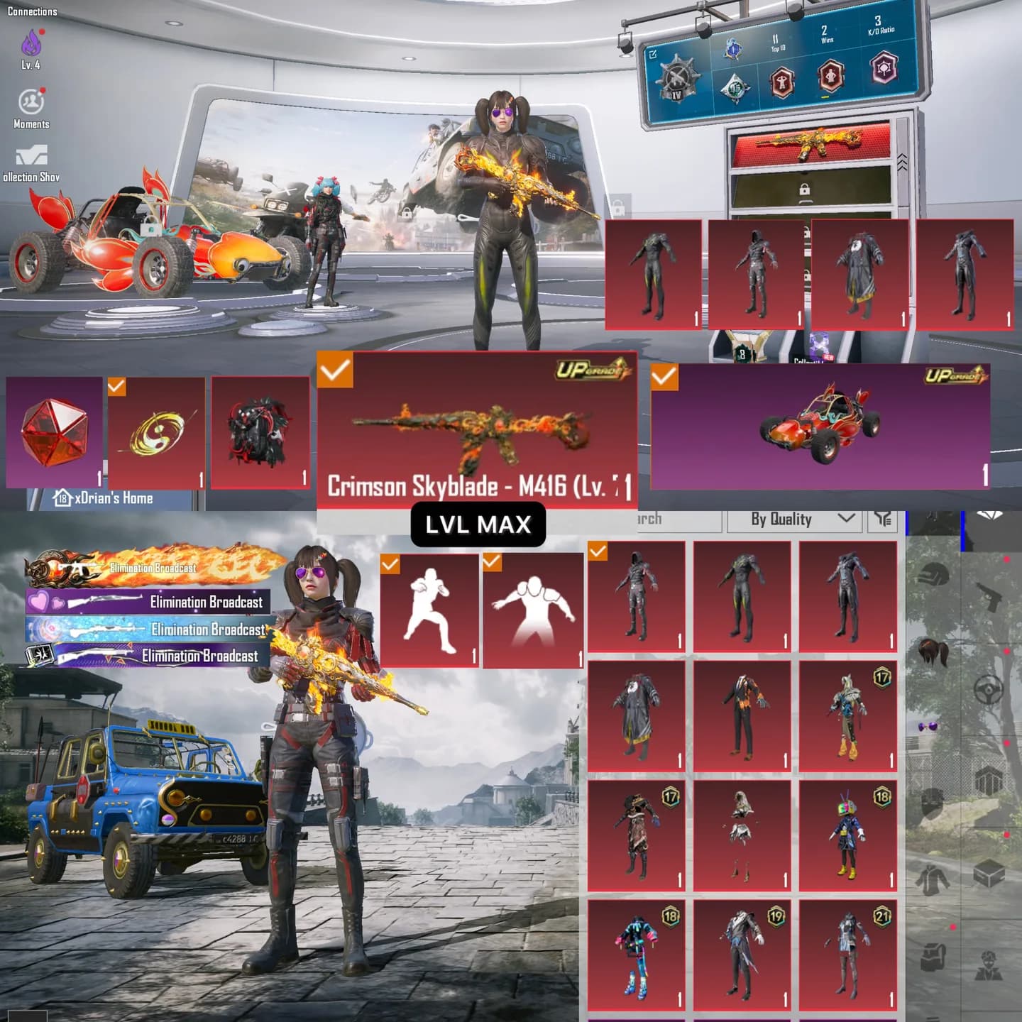 M4 Crimson Api Lvl Maxx Murah+ Set Rame & Gacor - 1