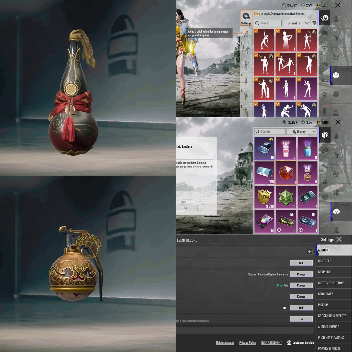 M4 Crimson Lvl. 5 & Gilt Wildsoul Warden + 16 Weapon Lab - 9