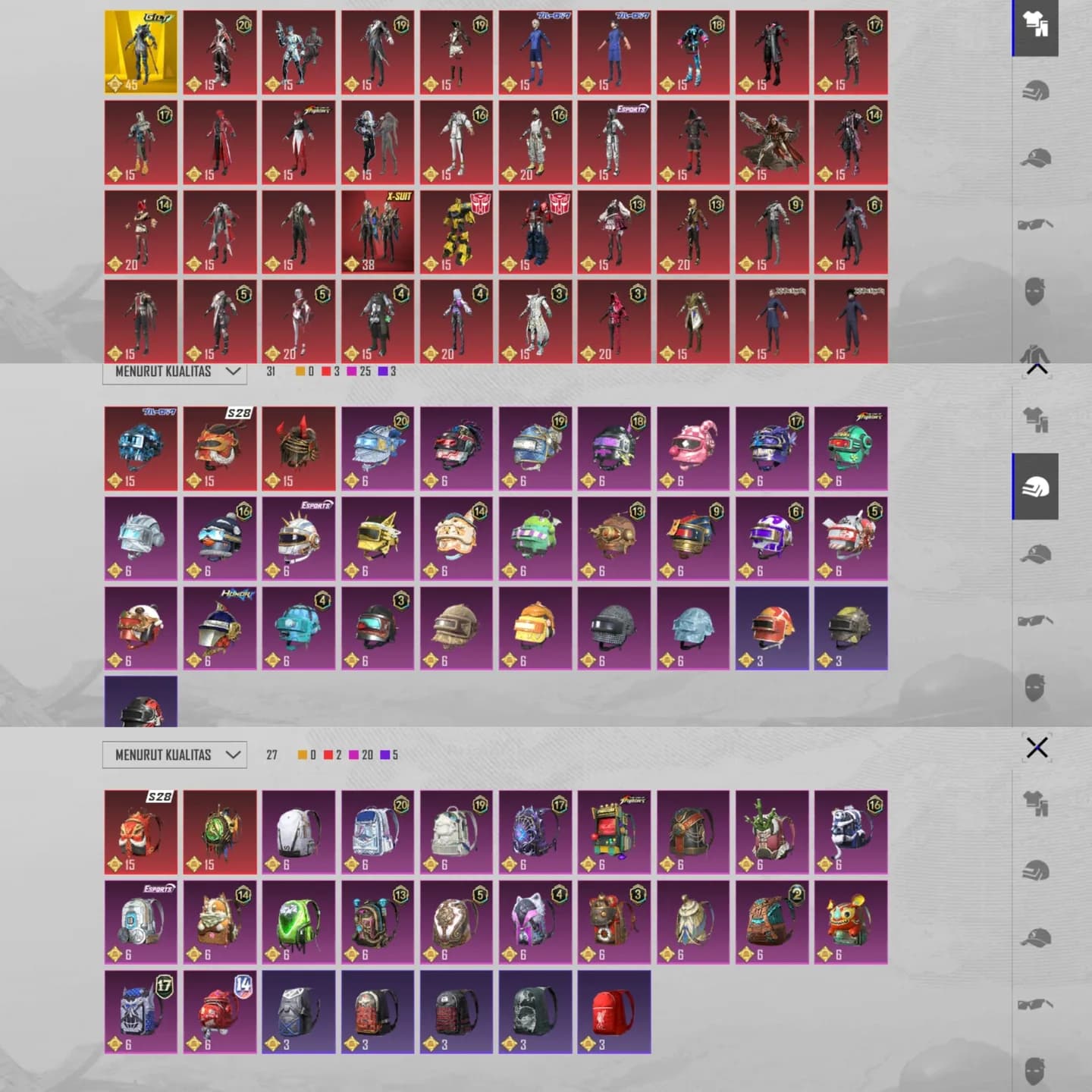 M4 Crimson + Set Gilt + Xsuit  - 10