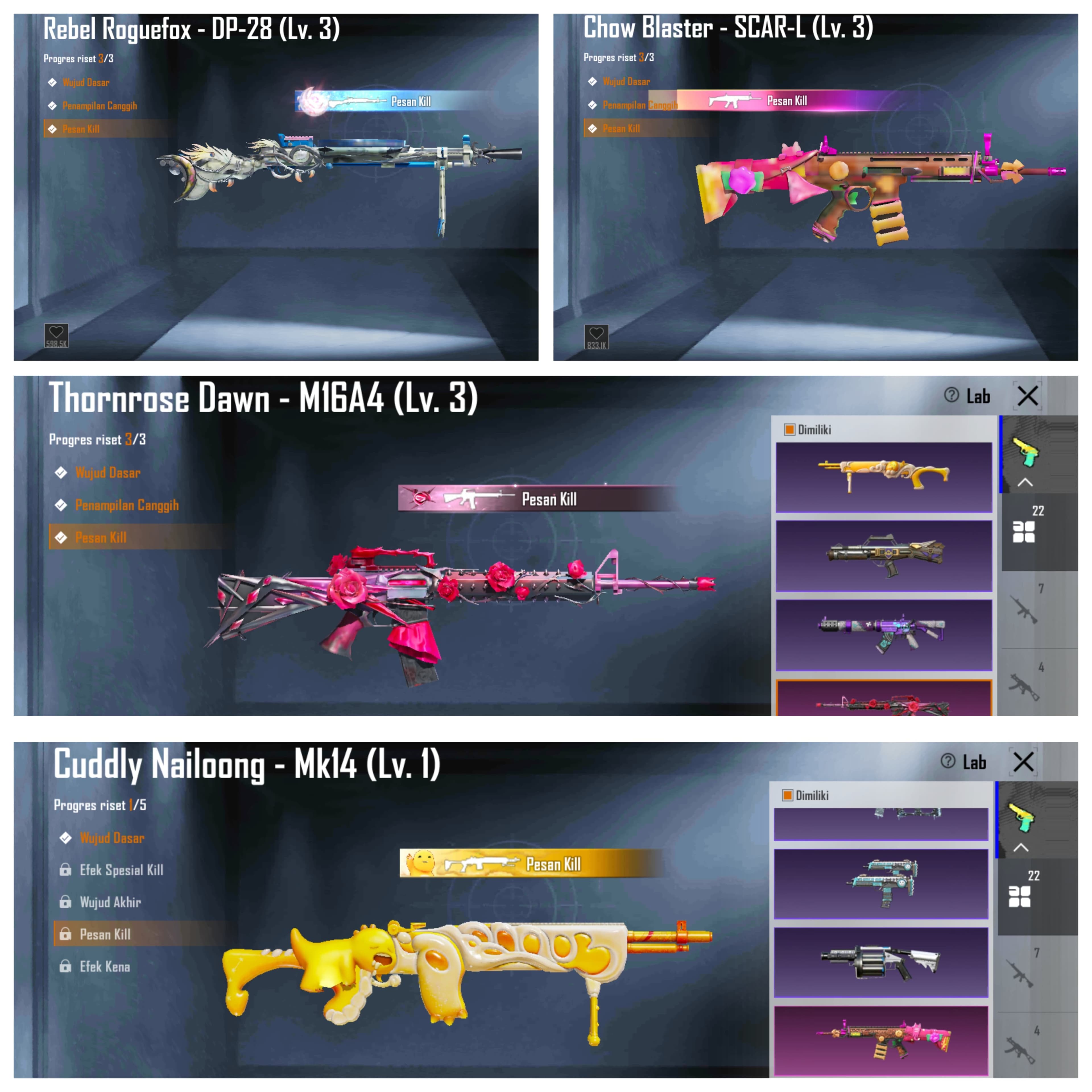 M4 Glacier Lv 5, Koleksi Lv 55, Senjata Lab 22 - 5