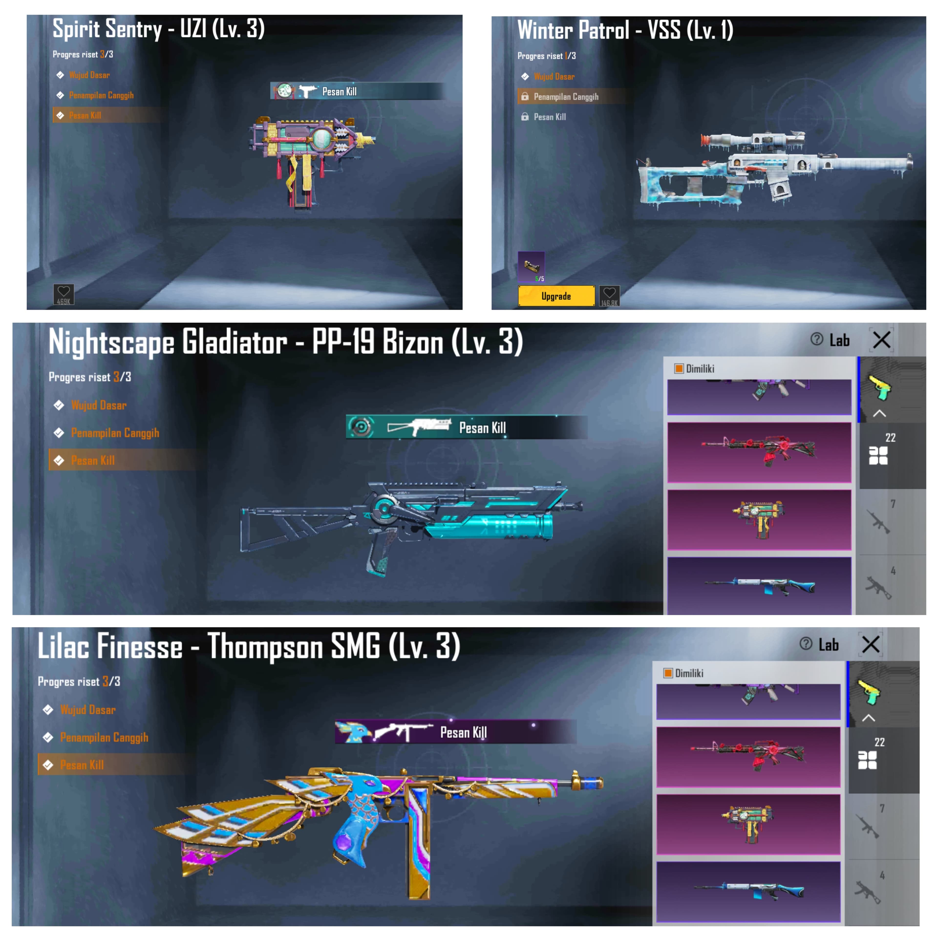 M4 Glacier Lv 5, Koleksi Lv 55, Senjata Lab 22 - 6
