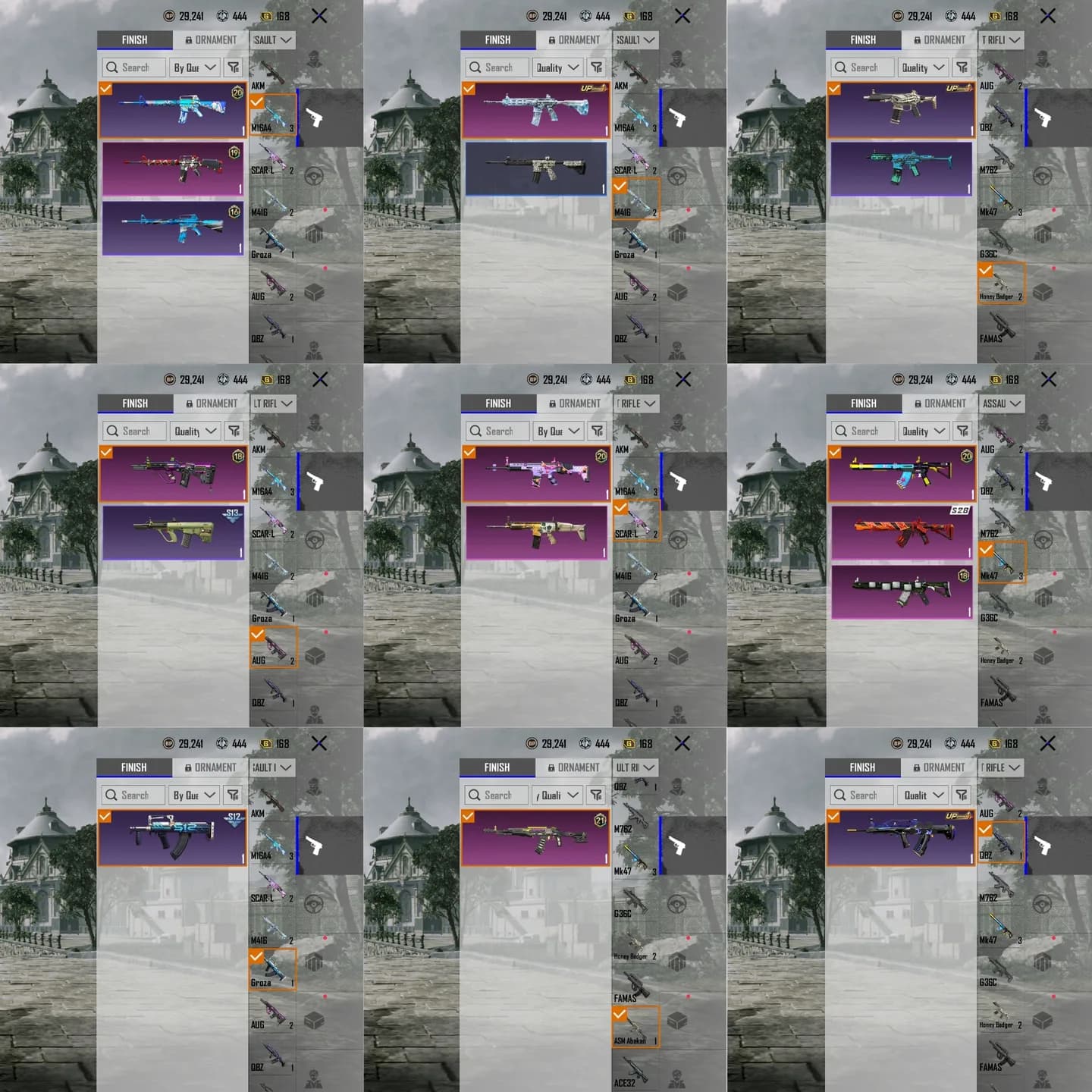 M4 Glacier Lvl. 3 & 8 Weapon Lab + Tanduk Ryzen - 3