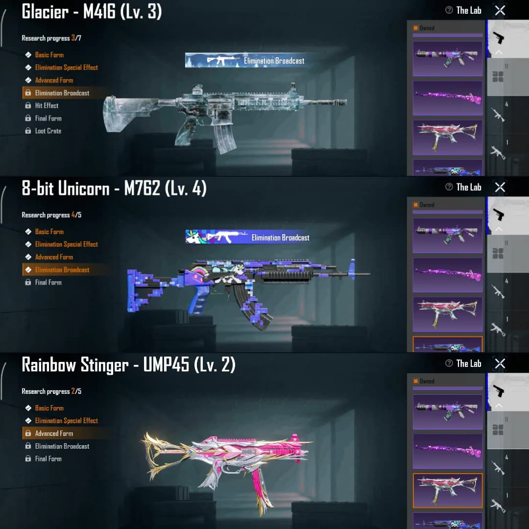 M4 Glacier Lvl. 3 & Beryl Killmess + 3 Material Besar - 1