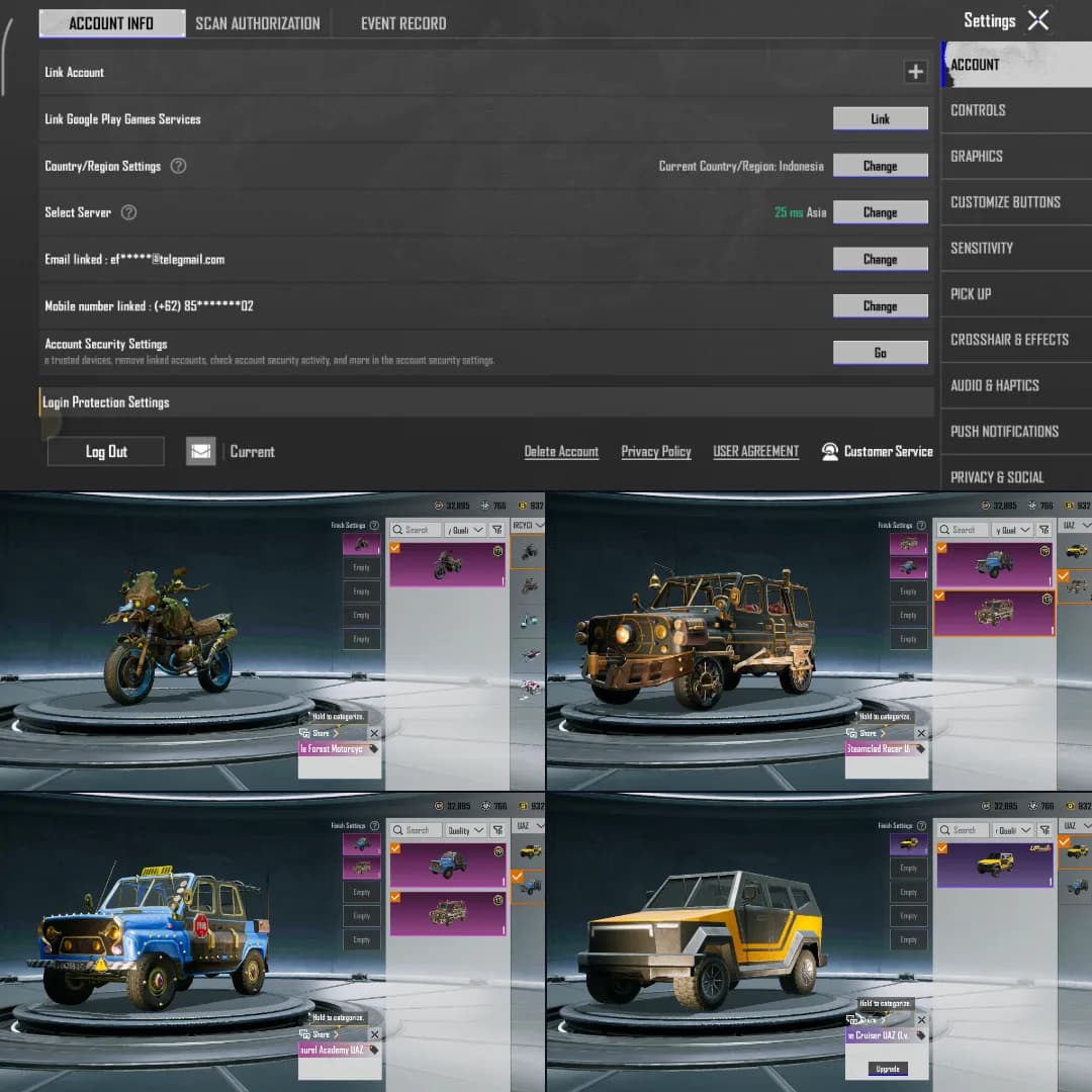 M4 Glacier Lvl. 3 & Beryl Killmess + 3 Material Besar - 9