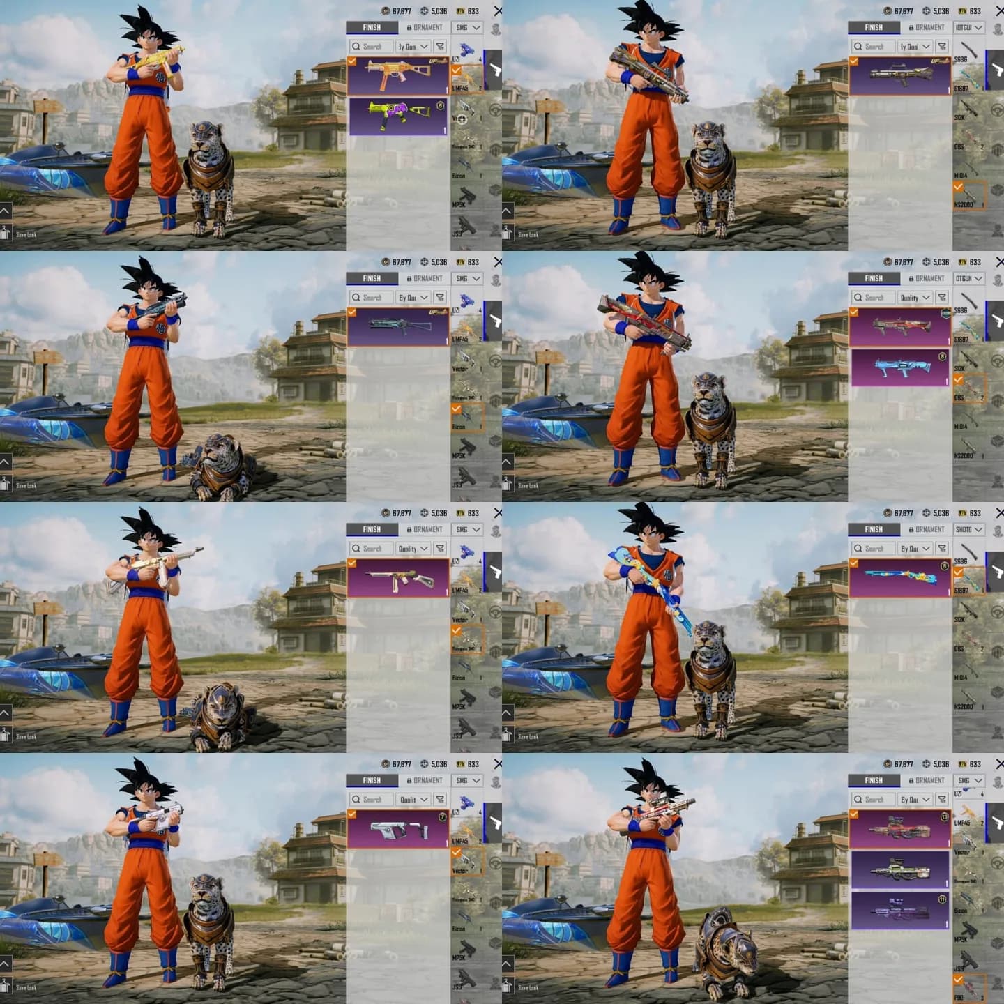 M4 Glacier Lvl. 5 + Helm Glacier & Set Dragonball & Godzilla - 6