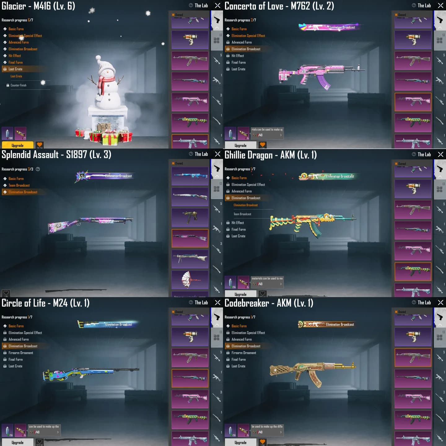 M4 Glacier Lvl 6 + Set Rame & Gacor + Rp Max - 4