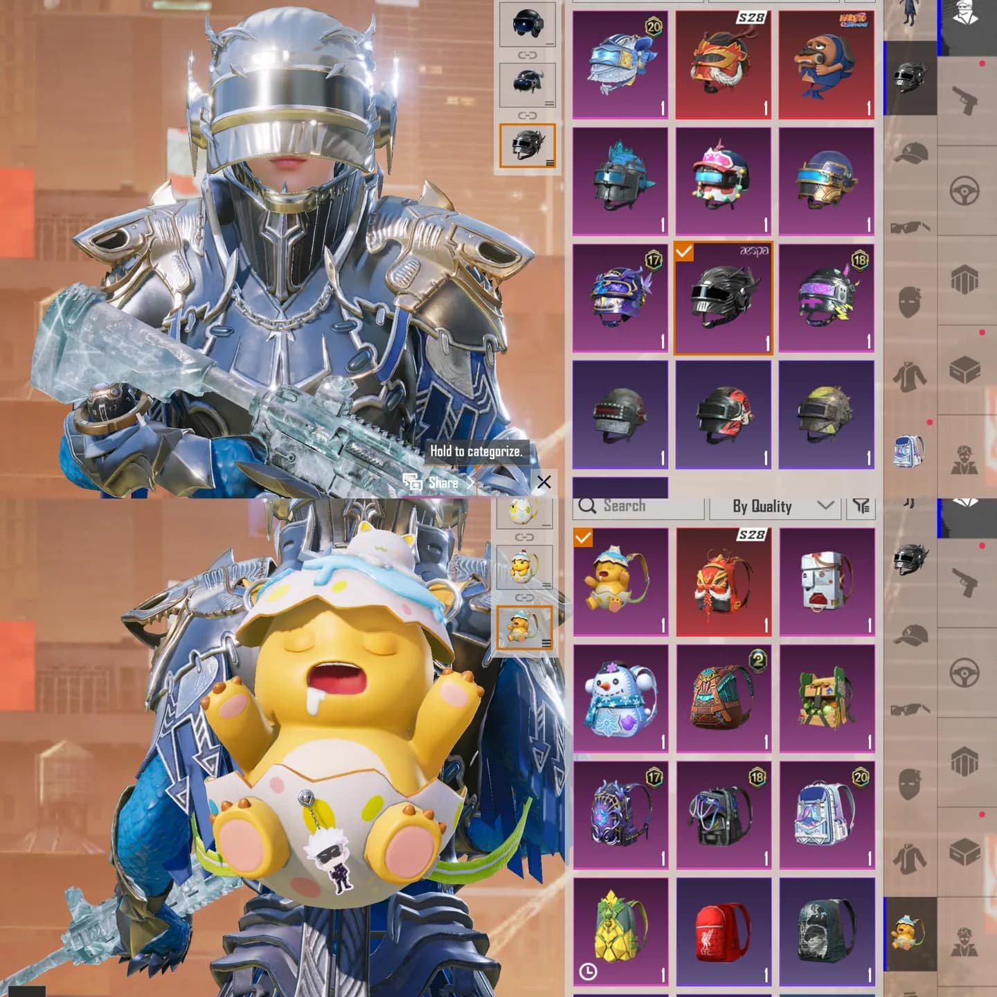M4 Glacier Lvl 6+ Xsuit Poseidon+ Set Naruto & Jjk - 3