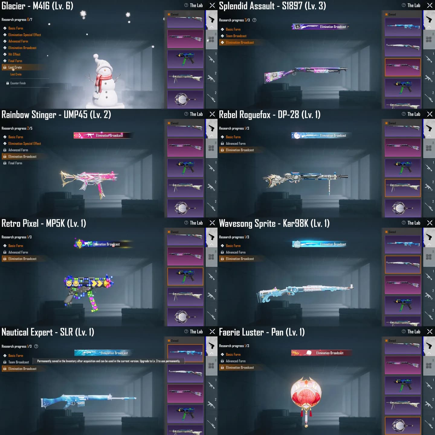 M4 Glacier Lvl 6+ Xsuit Poseidon+ Set Naruto & Jjk - 4