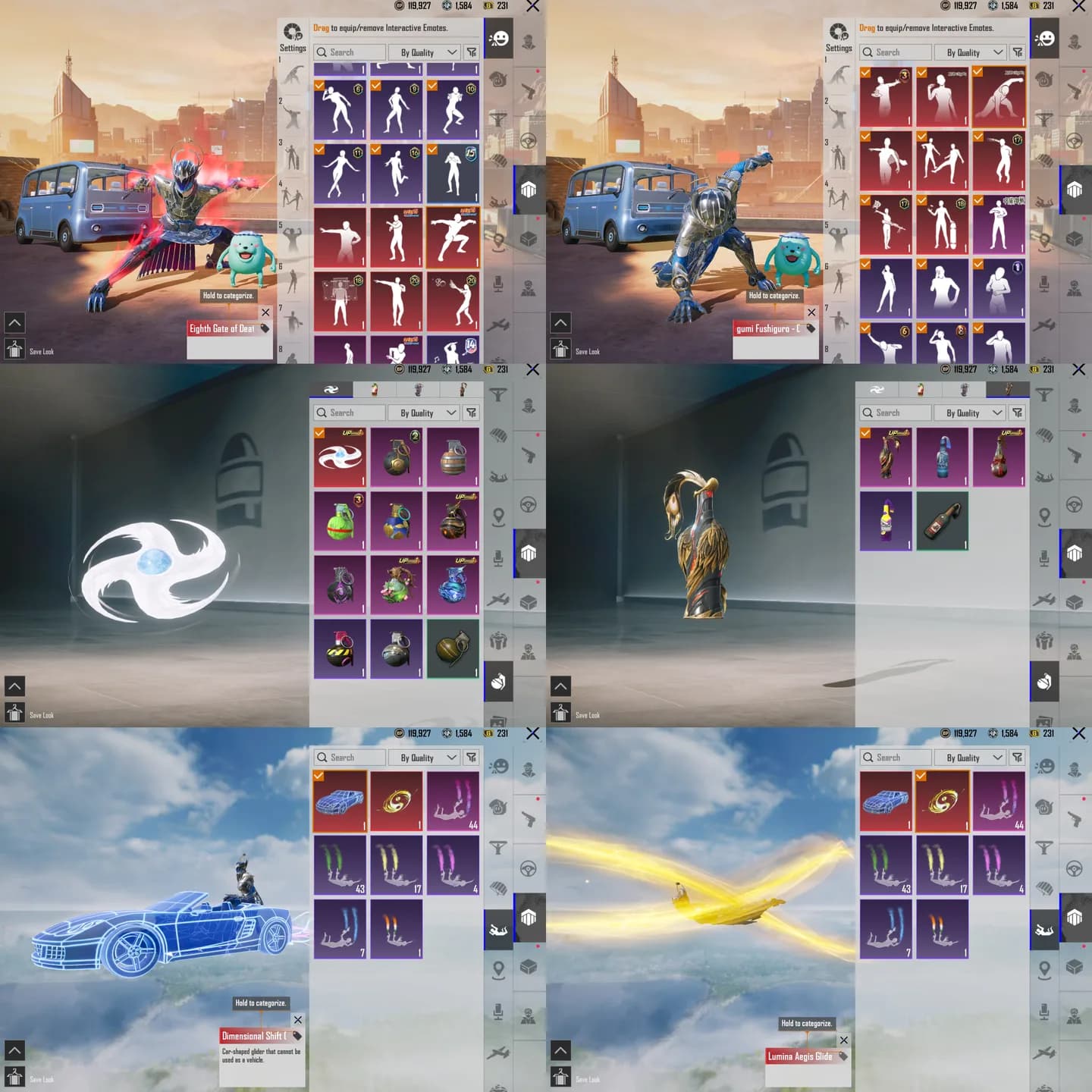 M4 Glacier Lvl 6+ Xsuit Poseidon+ Set Naruto & Jjk - 6