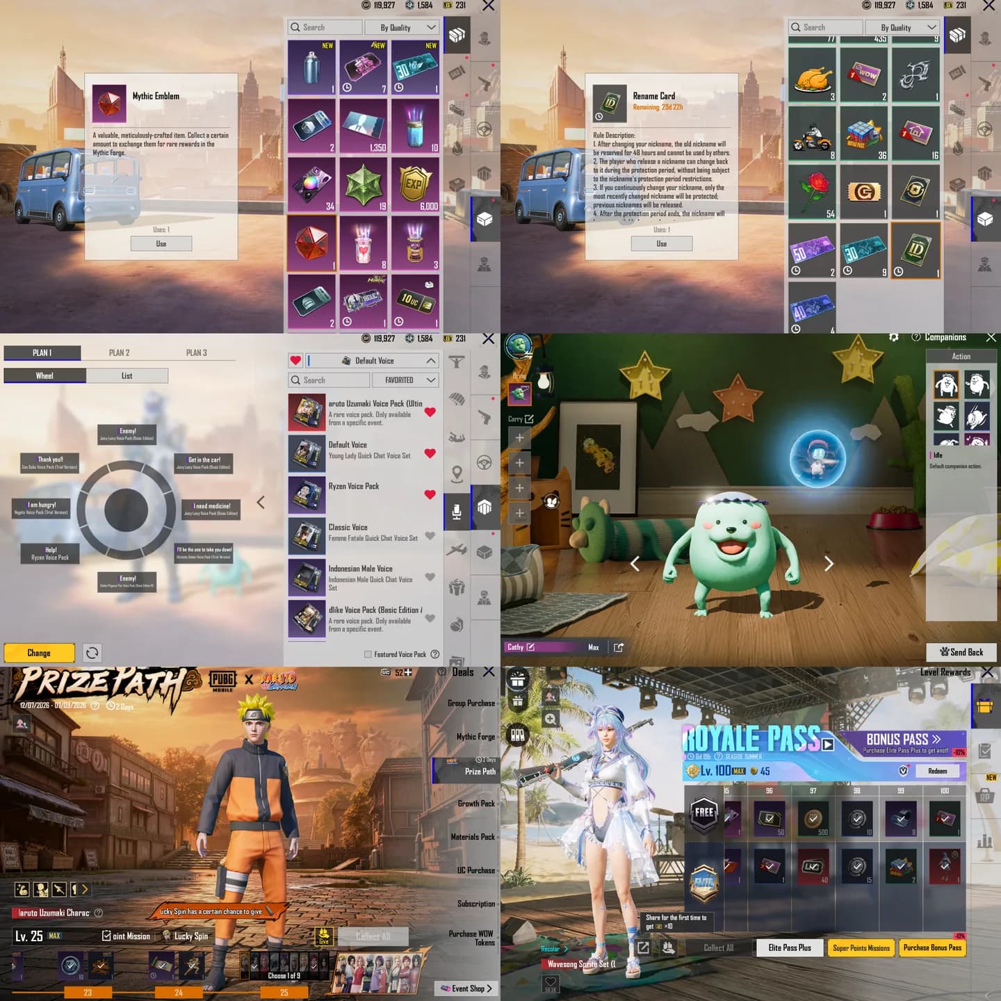 M4 Glacier Lvl 6+ Xsuit Poseidon+ Set Naruto & Jjk - 7