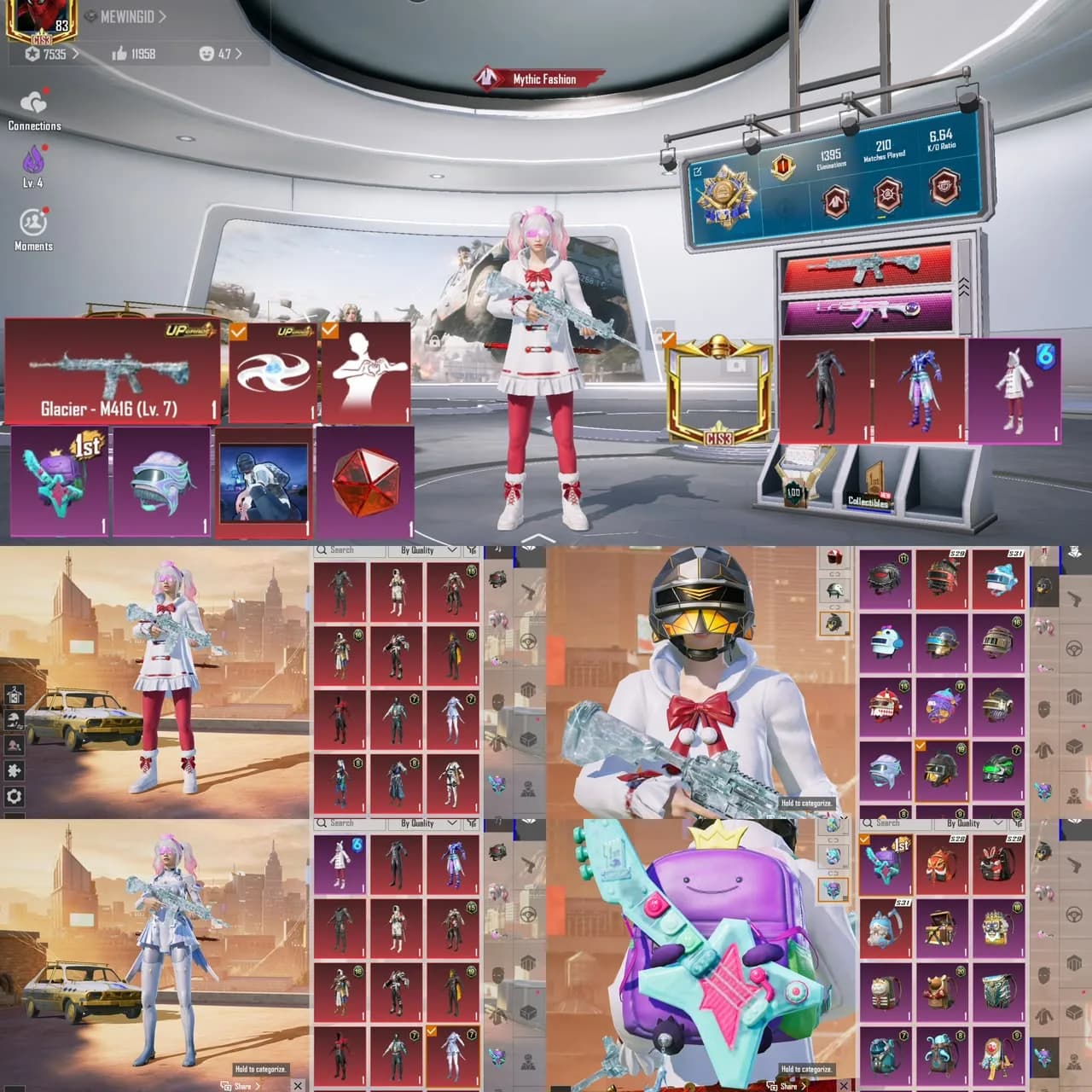 M4 Glacier Max+ Ex Conqu+ Set Old+ Koleksi Lvl 52 - 1