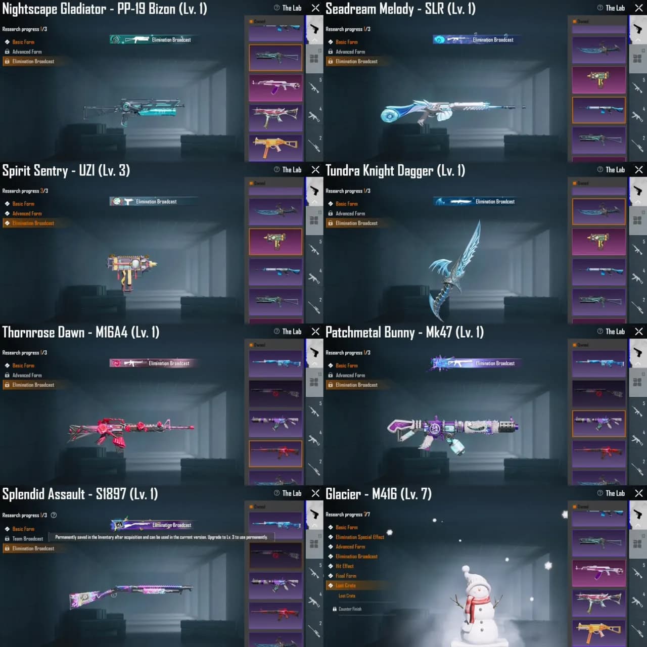 M4 Glacier Max+ Ex Conqu+ Set Old+ Koleksi Lvl 52 - 5