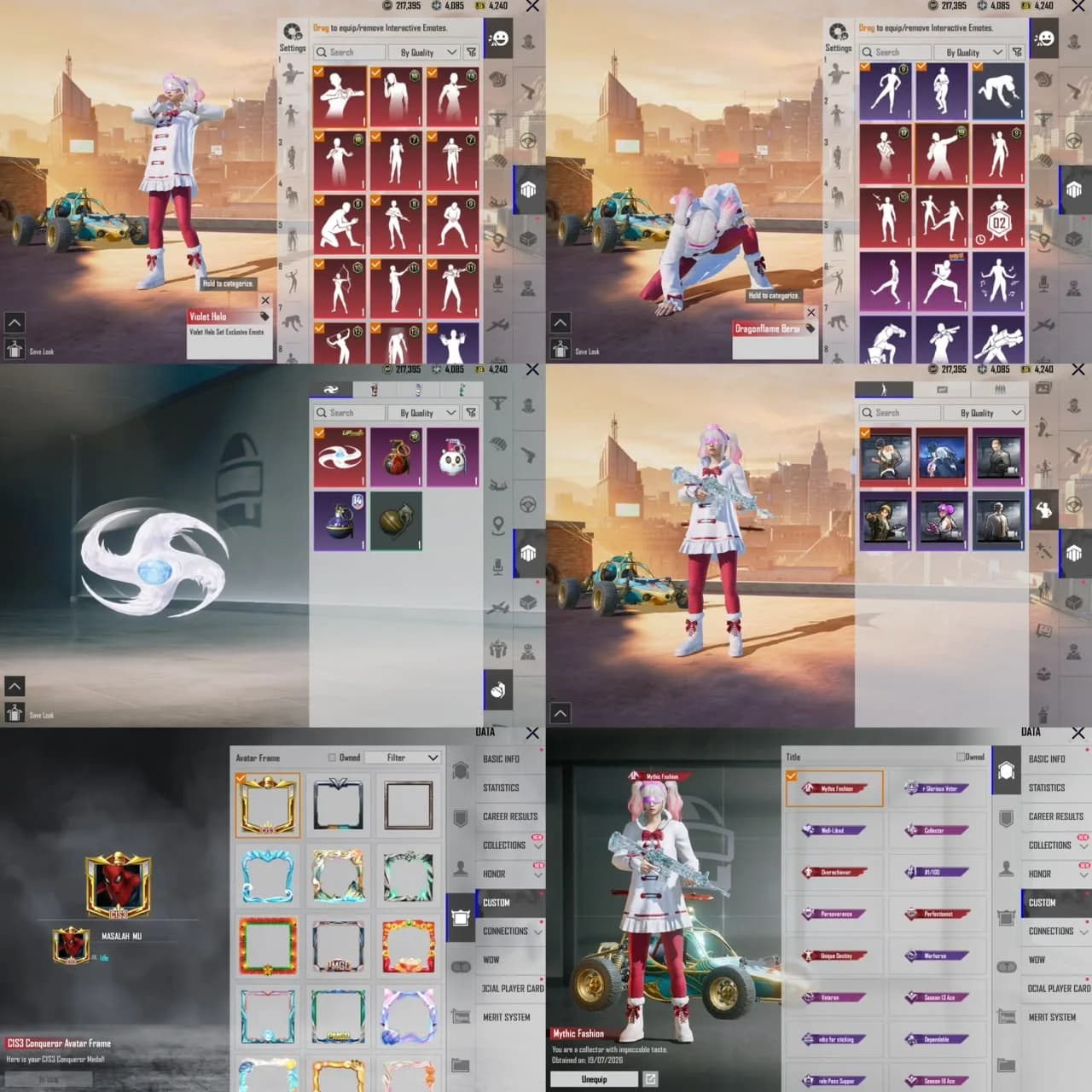 M4 Glacier Max+ Ex Conqu+ Set Old+ Koleksi Lvl 52 - 7