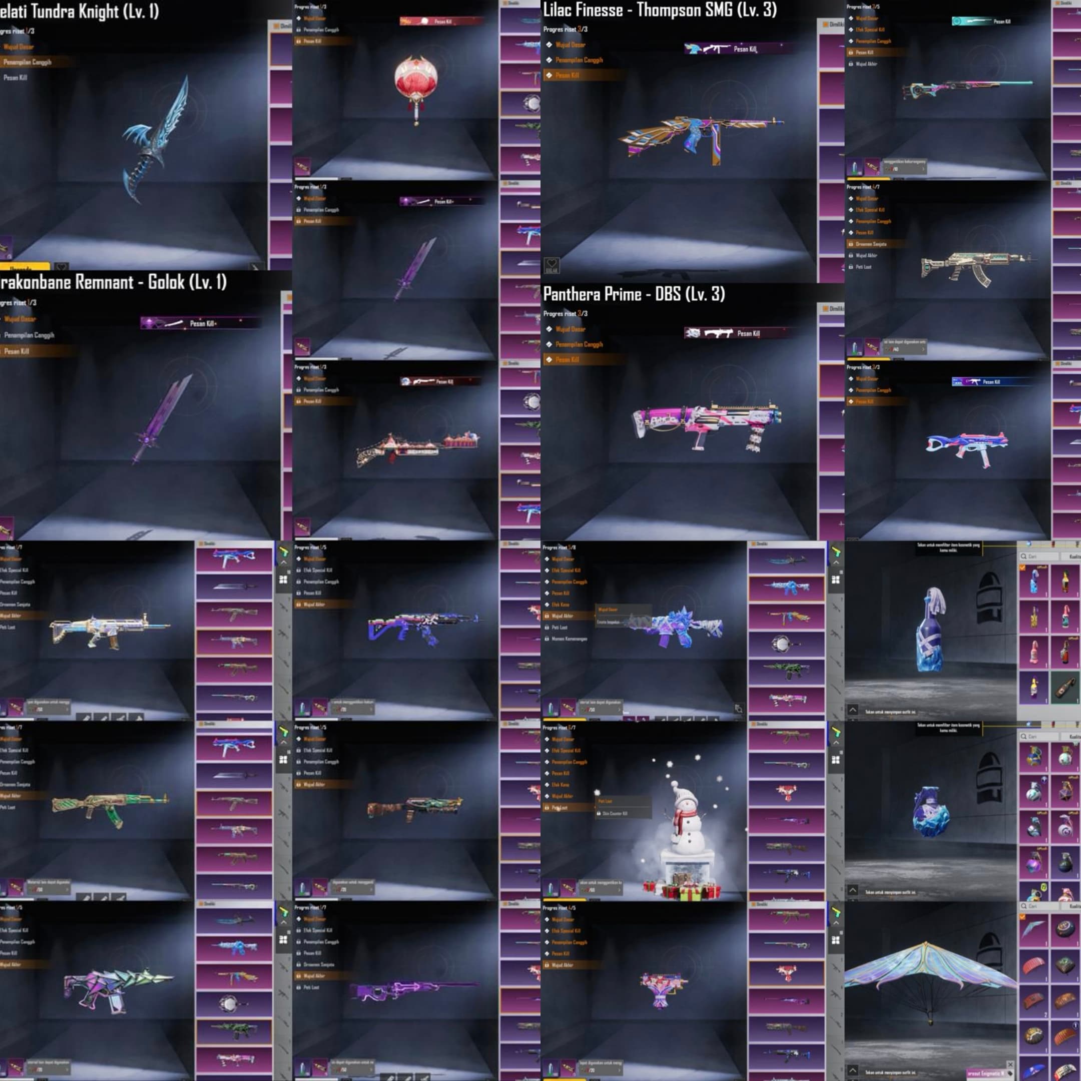M4 Mummy Lvl 5 + Glacier Lvl 6 & 2 Sportcar