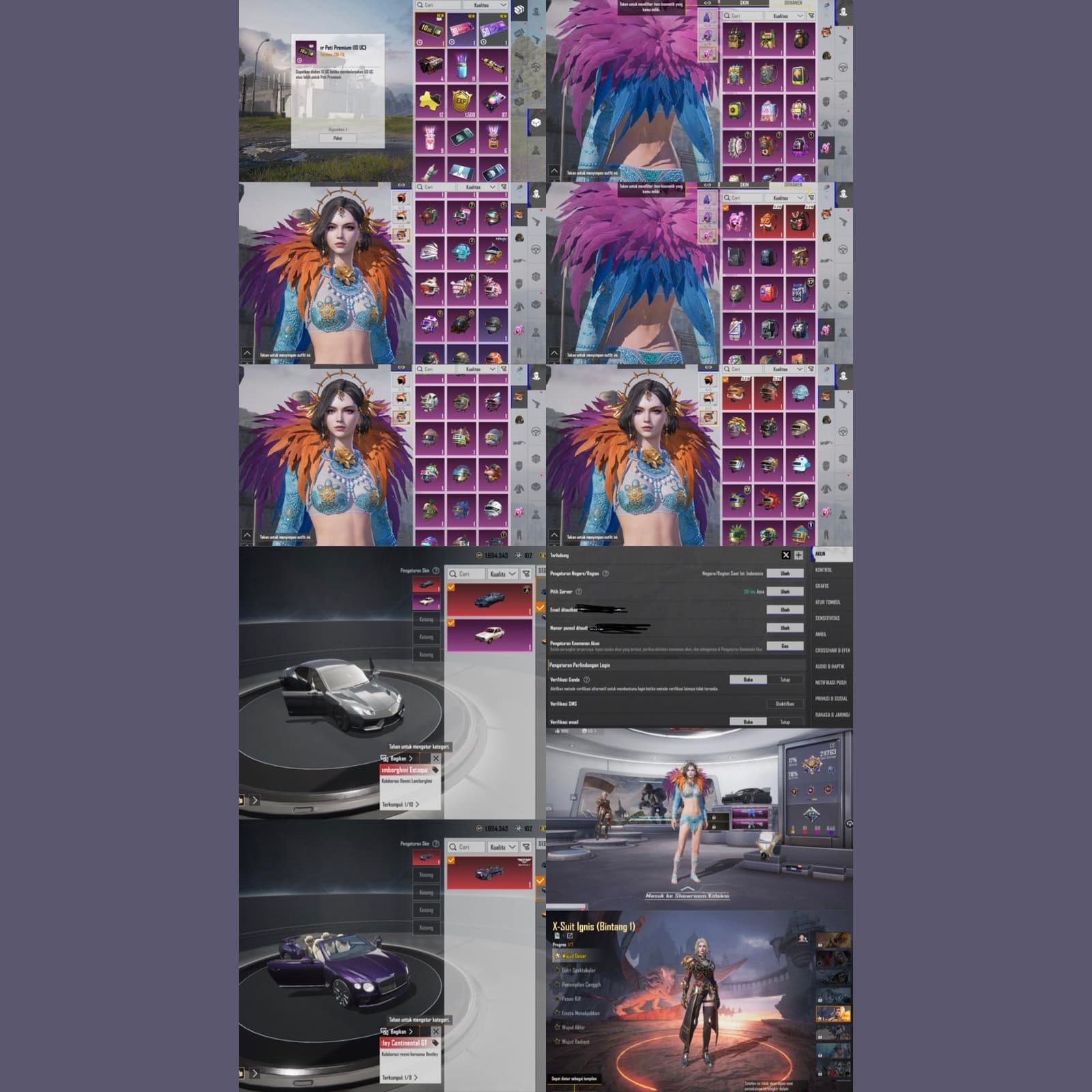 M4 Mummy Lvl 5 + Glacier Lvl 6 & 2 Sportcar - 2